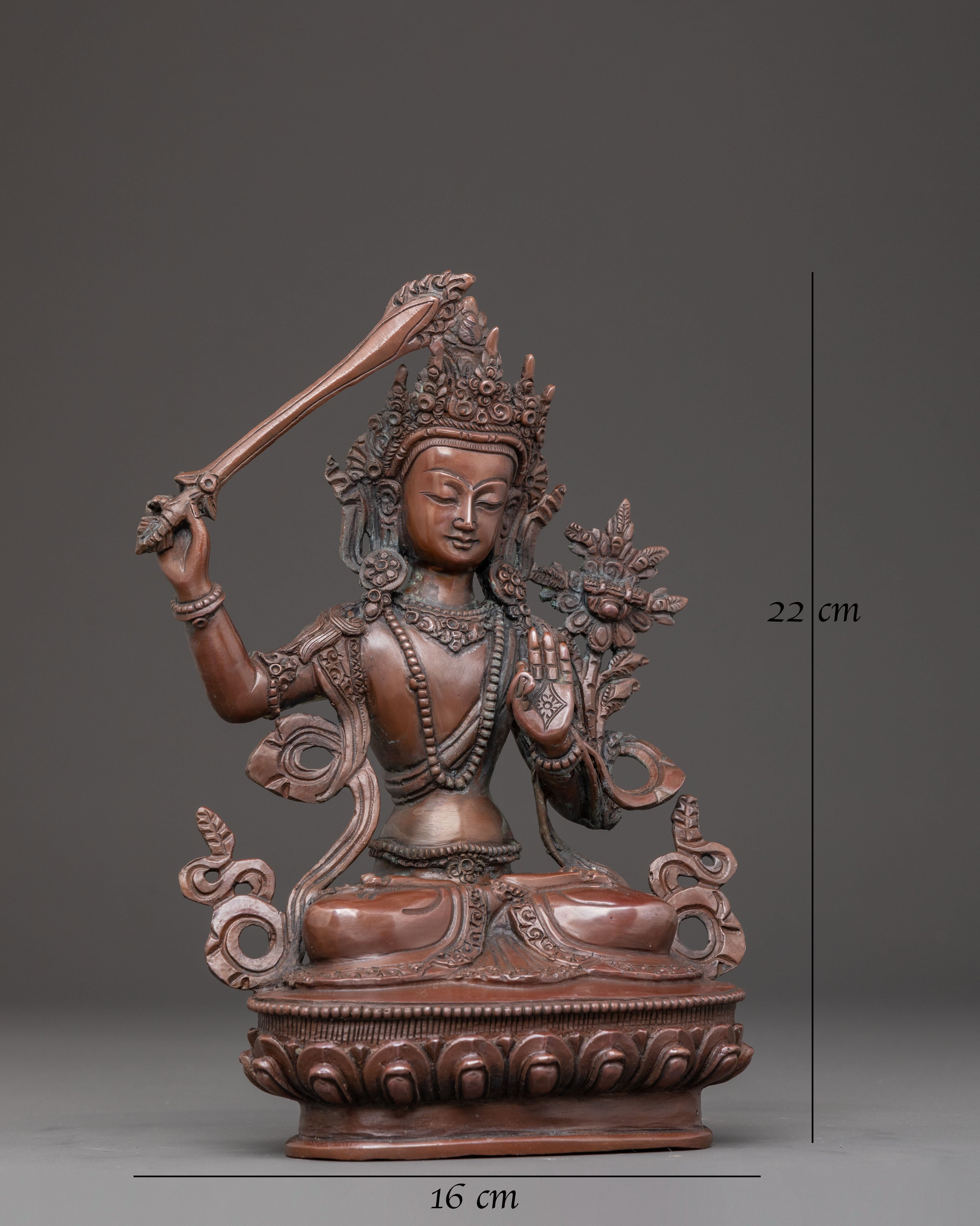 Manjushri Statue of Power and Wisdom