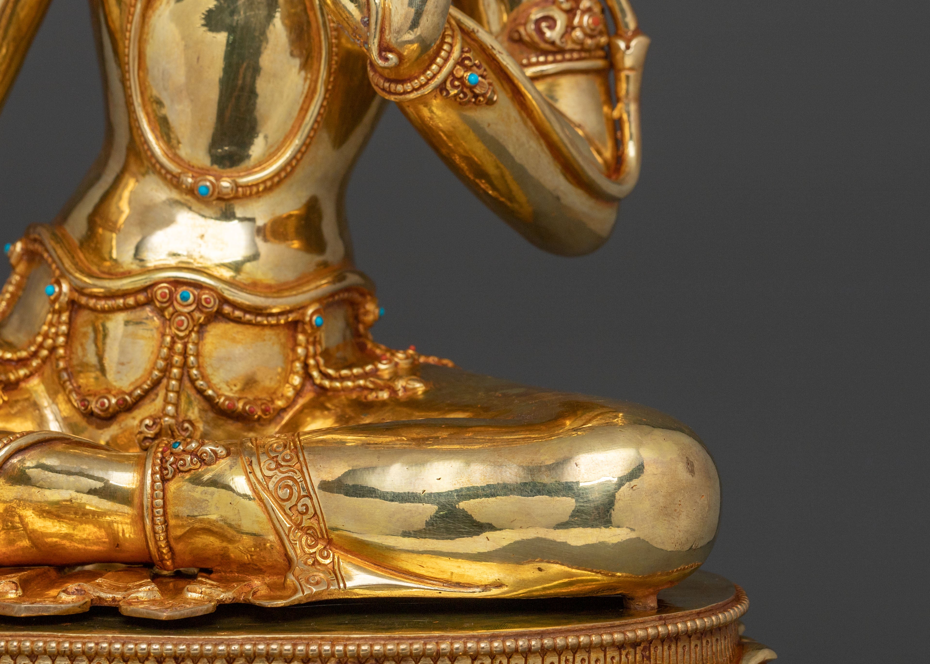 Green Tara Blessing Sculpture | Meditation Decor