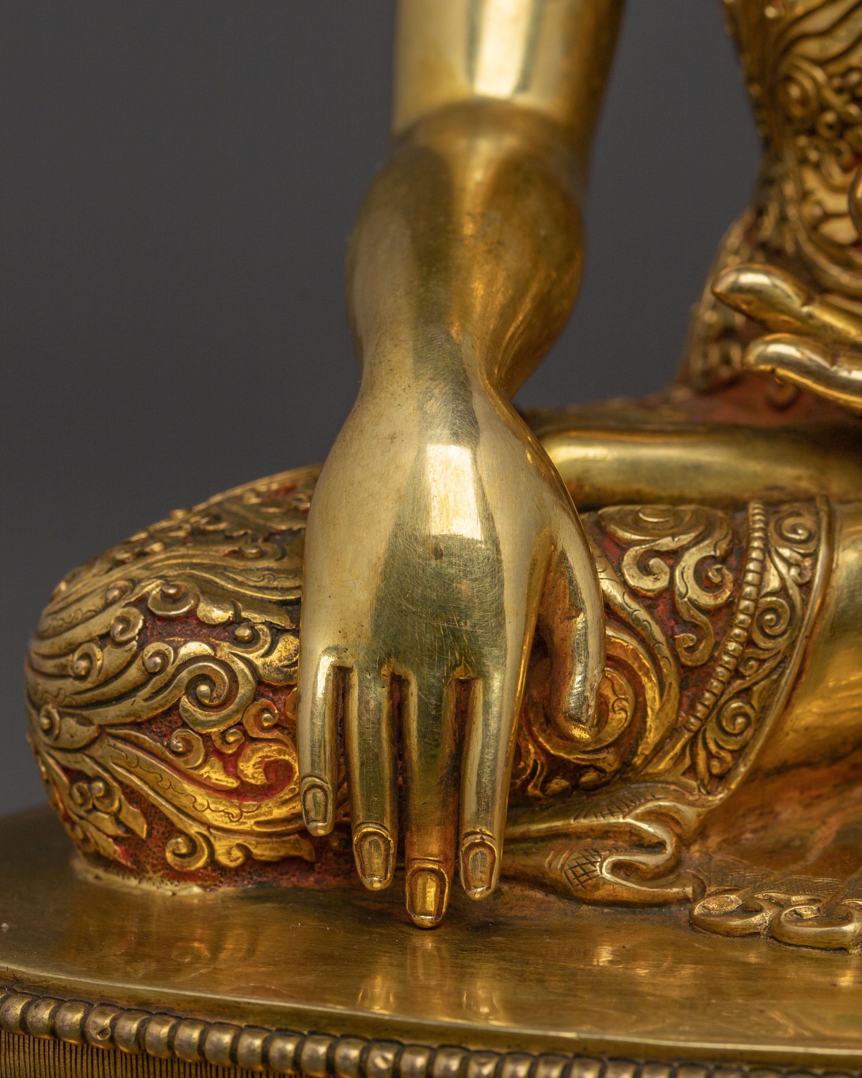 Handmade Shakyamuni Buddha Dharma Statue for Altars