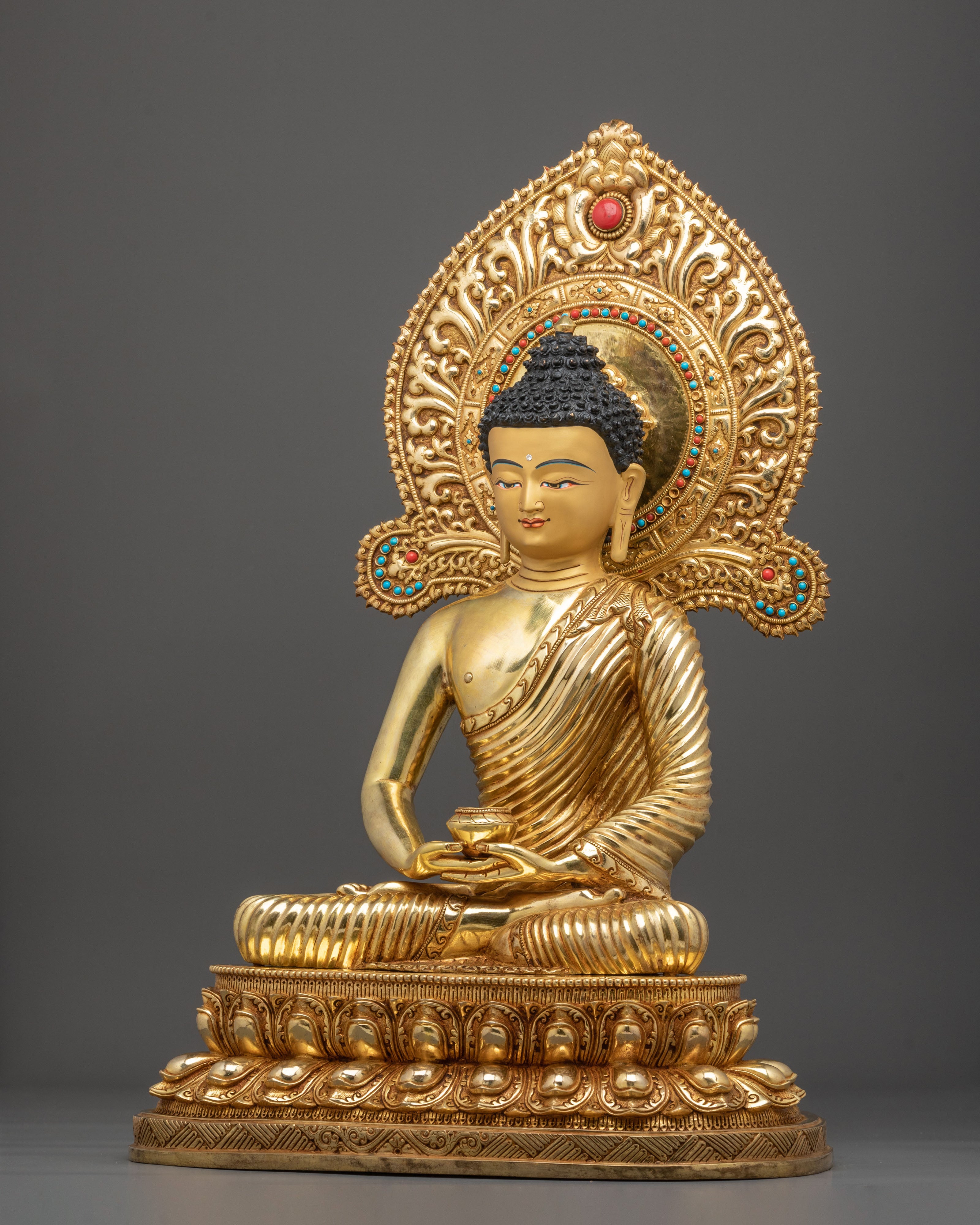 Amitabha Buddha Sculpture | Tibetan Buddhist Shrine