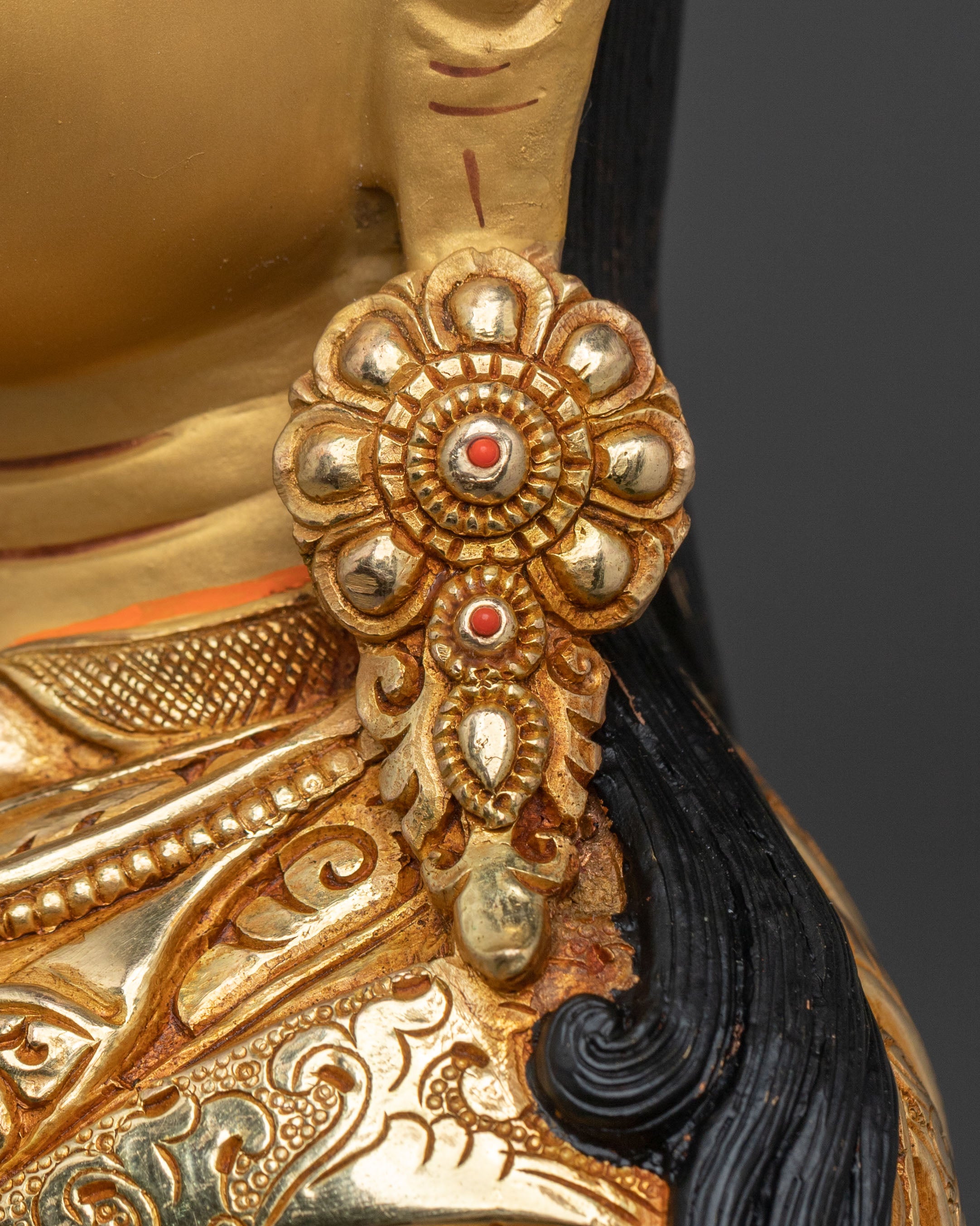 Handmade Sculpture of Guru Rinpoche | Symbol of Enlightened