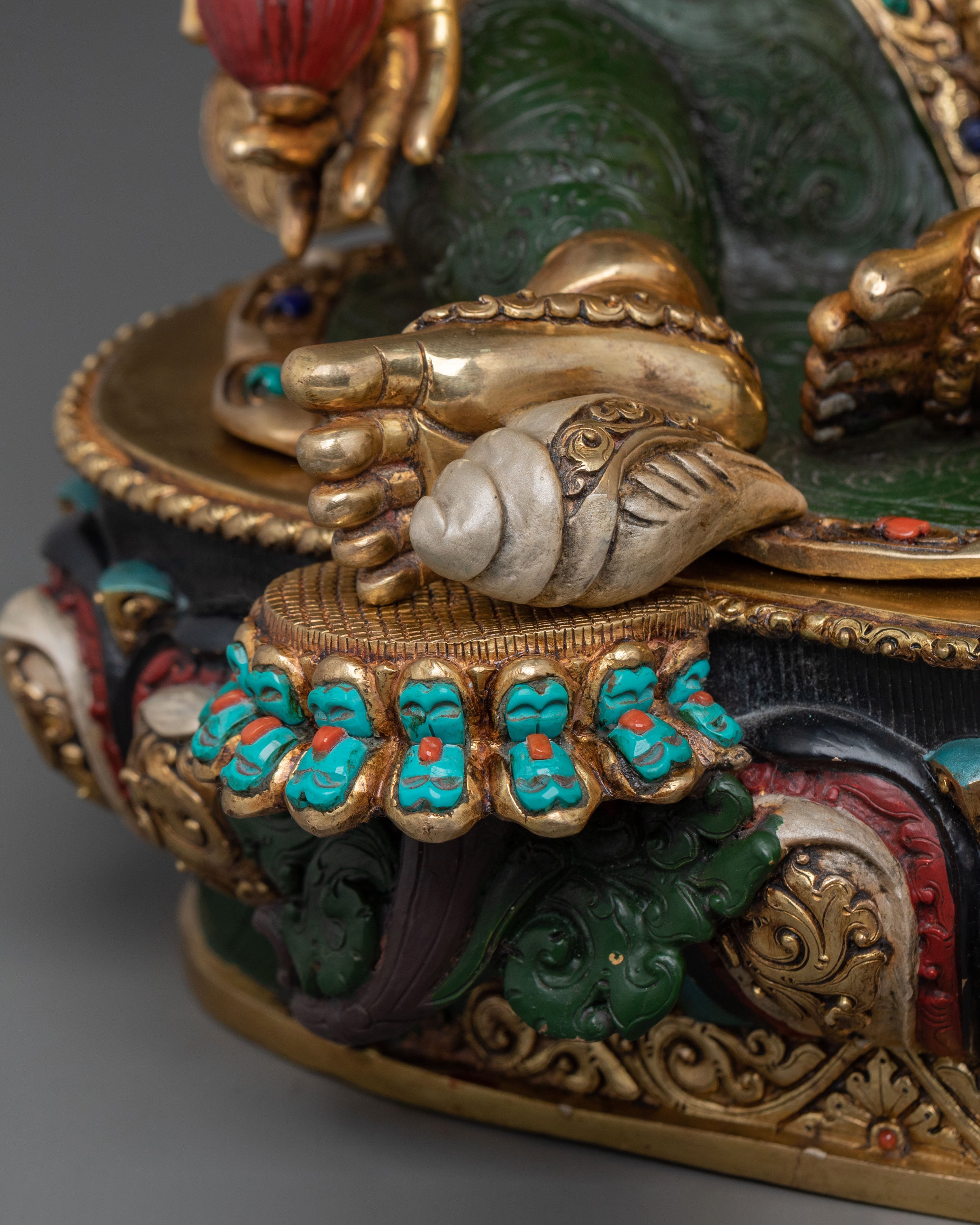 Dzambhala Statue: Buddhist Deity of Prosperity