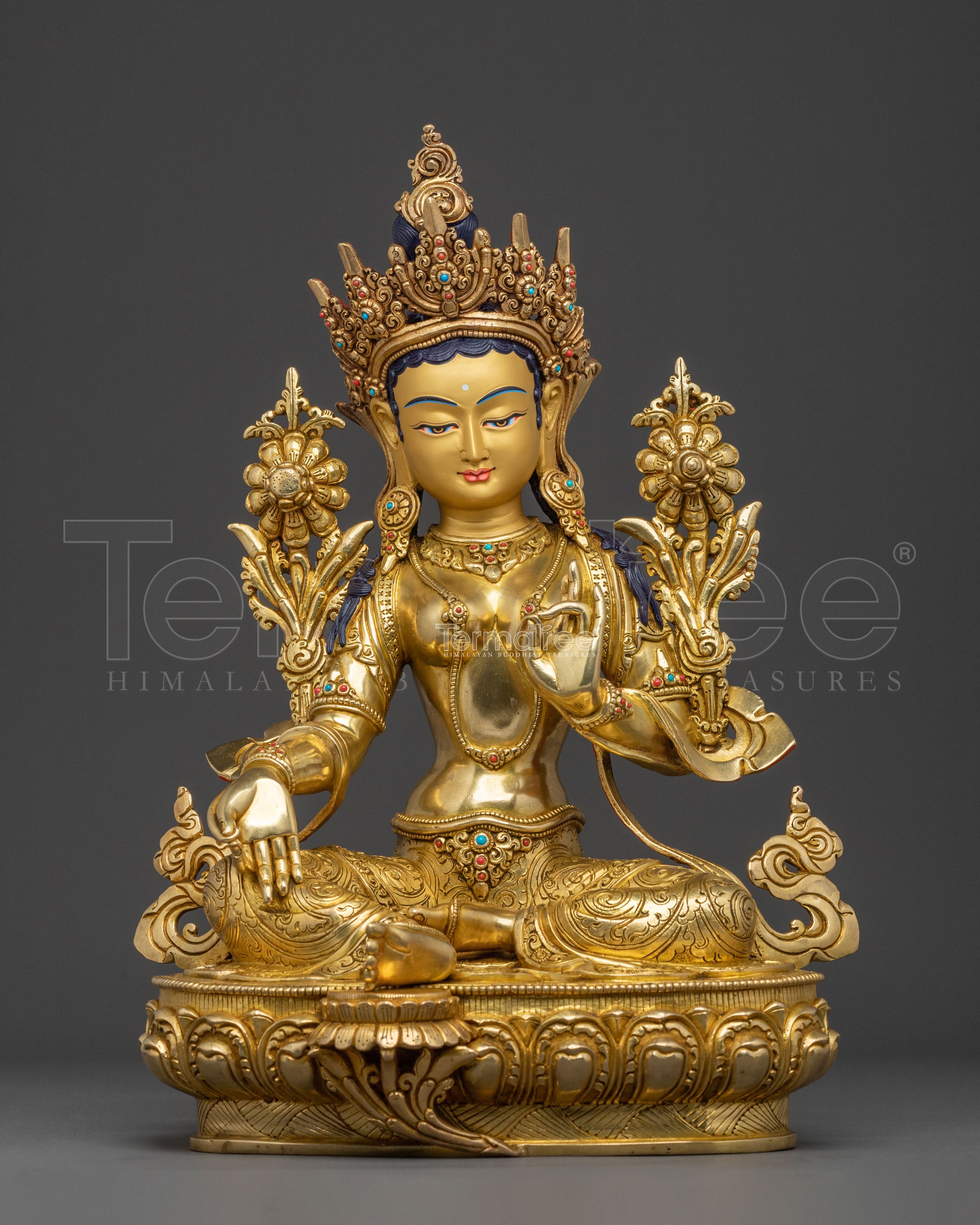 Green Tara Statue