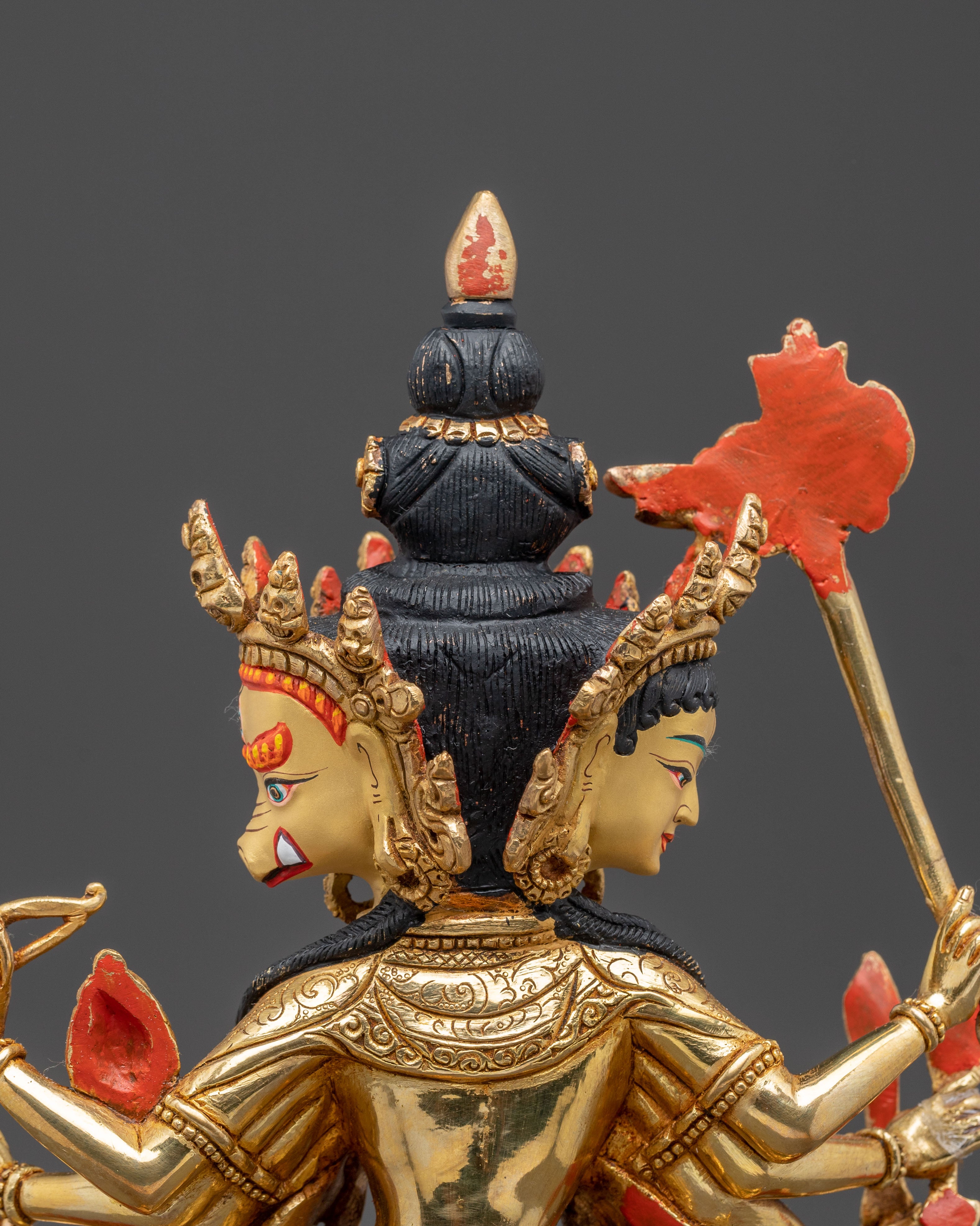 24K Gold Glided Buddhist Marichi Statue | Goddess of Wisdom