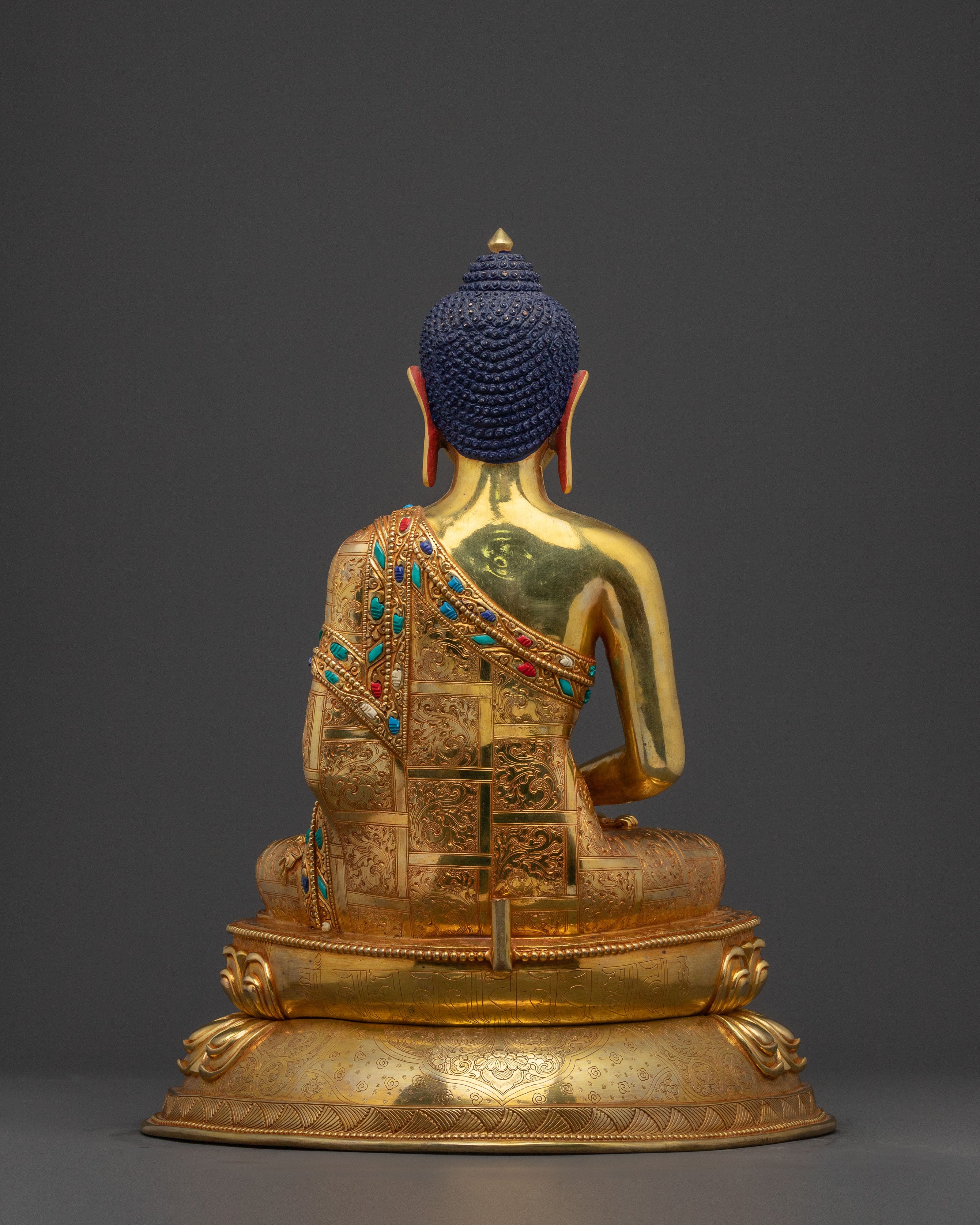 Amitabha Buddha Divine Peace Statue – Hand-Gilded Art