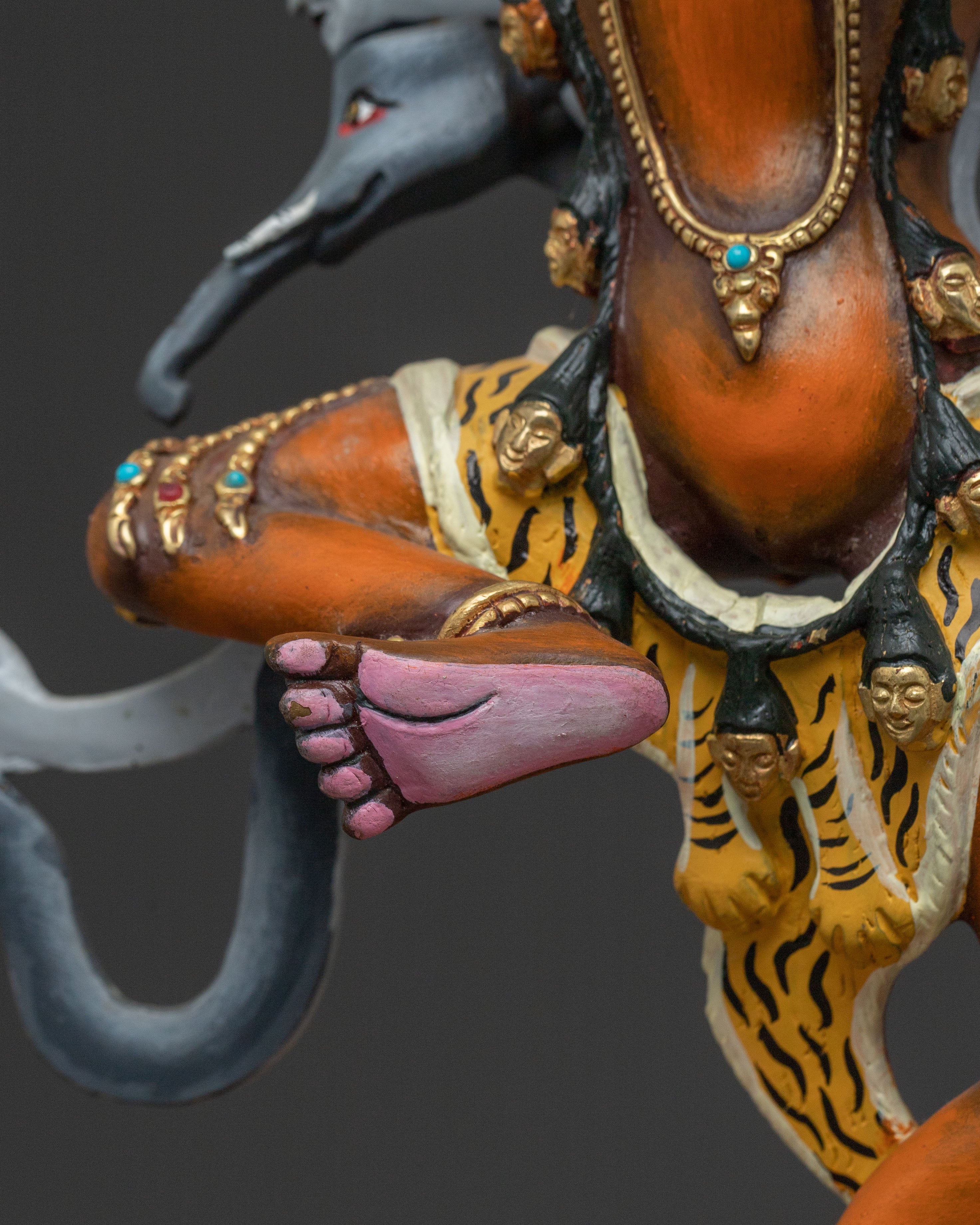 Troma Nagmo Fierce Statue | Black Wrathful Mother