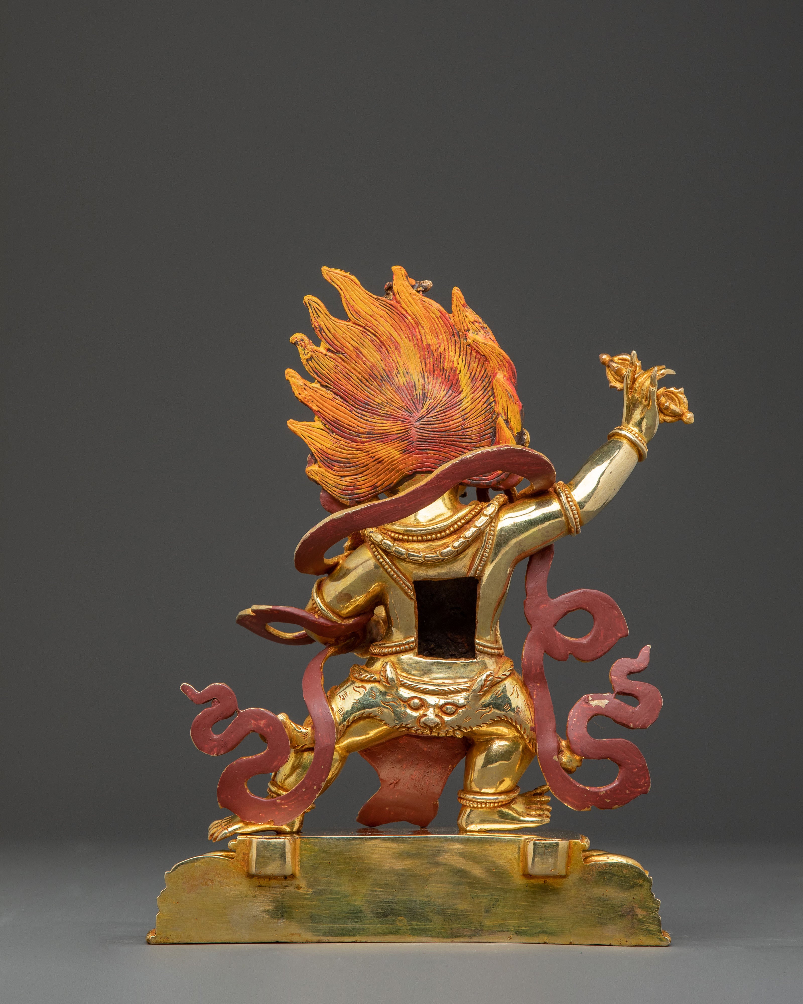 Vajrapani Guardian Bodhisattva Statue – Handcrafted Gold Gilded Copper Statue