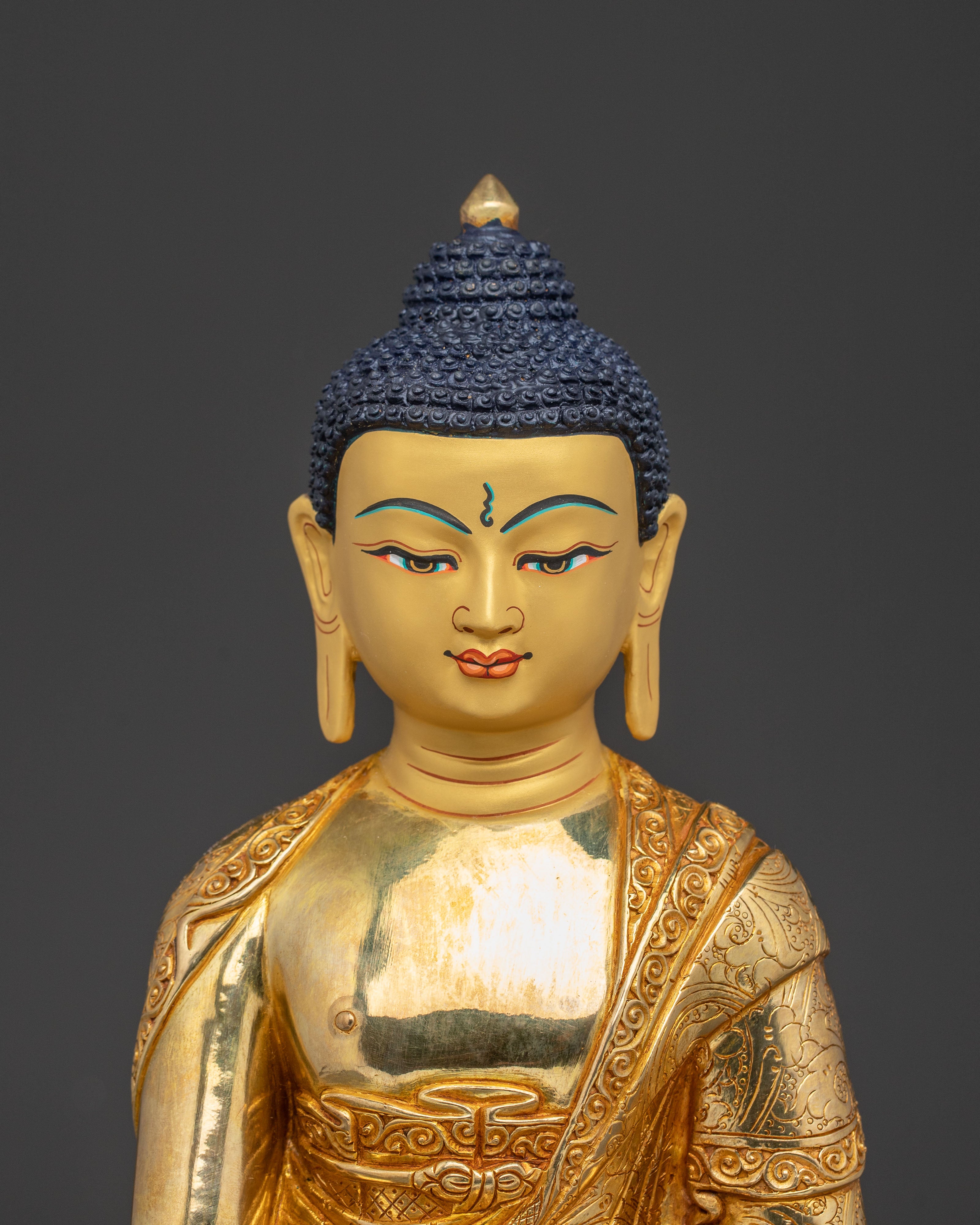 Buddha Shakyamuni Golden Sacred Statue