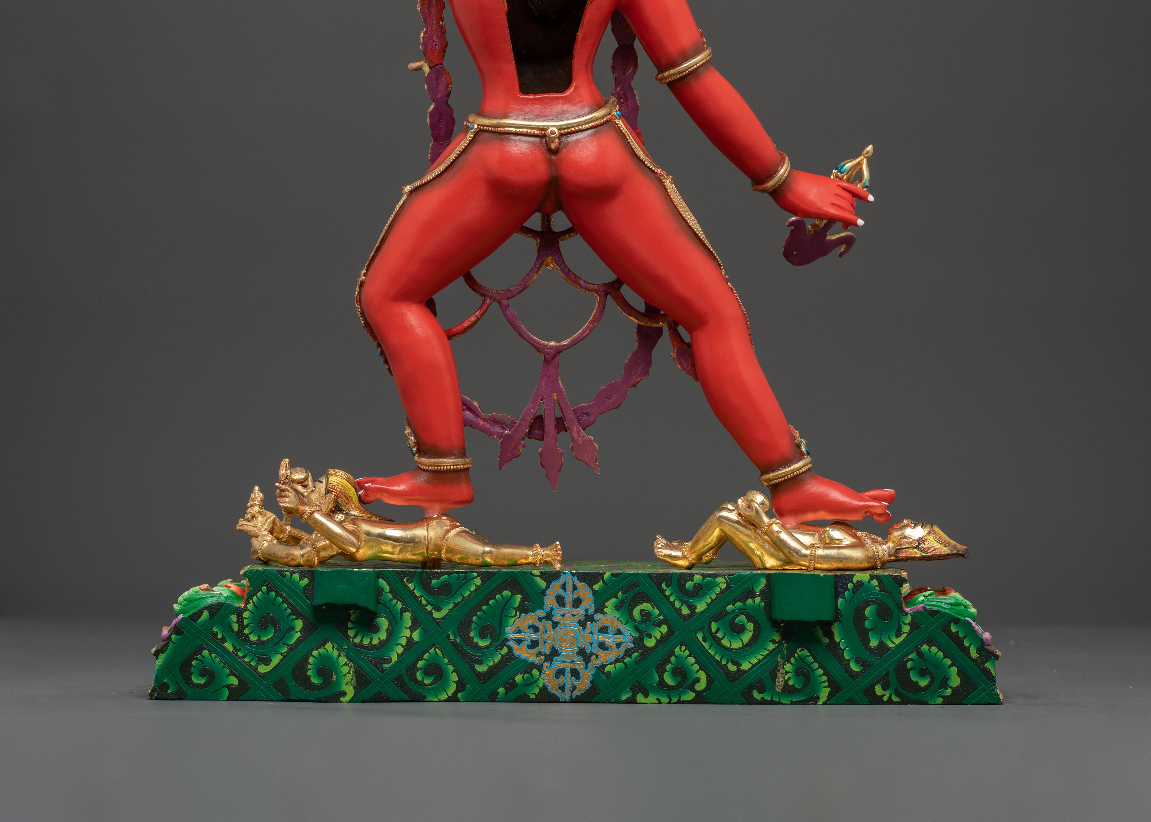 Vajrayogini Tantric Buddha Statue – Fiery Copper Masterpiece