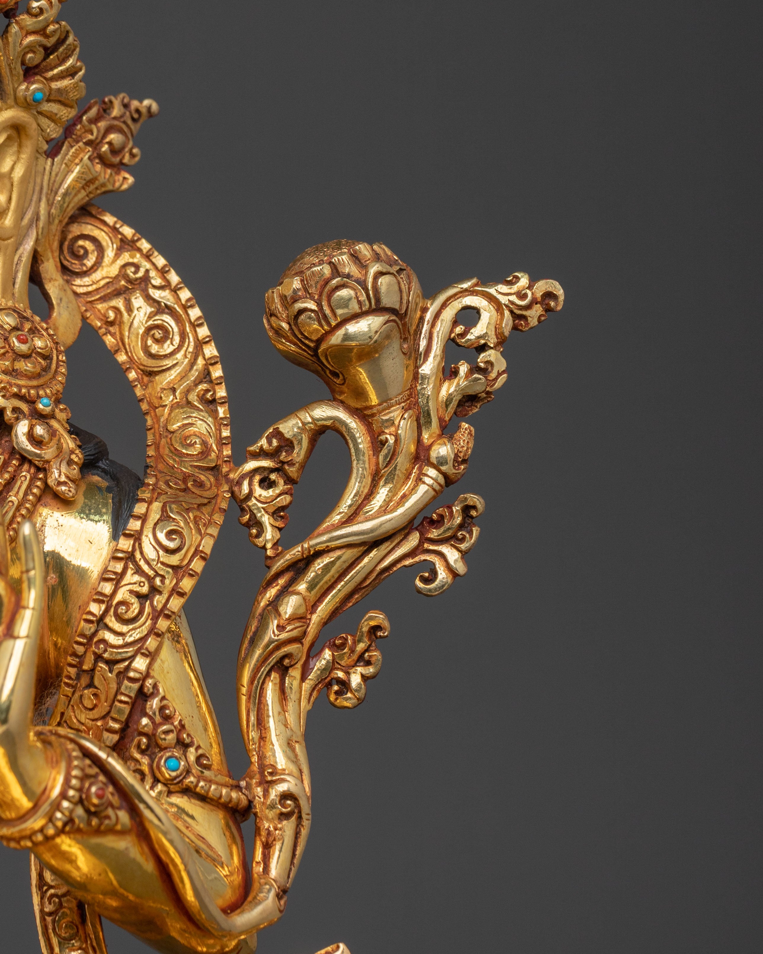 Green Tara Statue | Sacred Buddhist Goddess