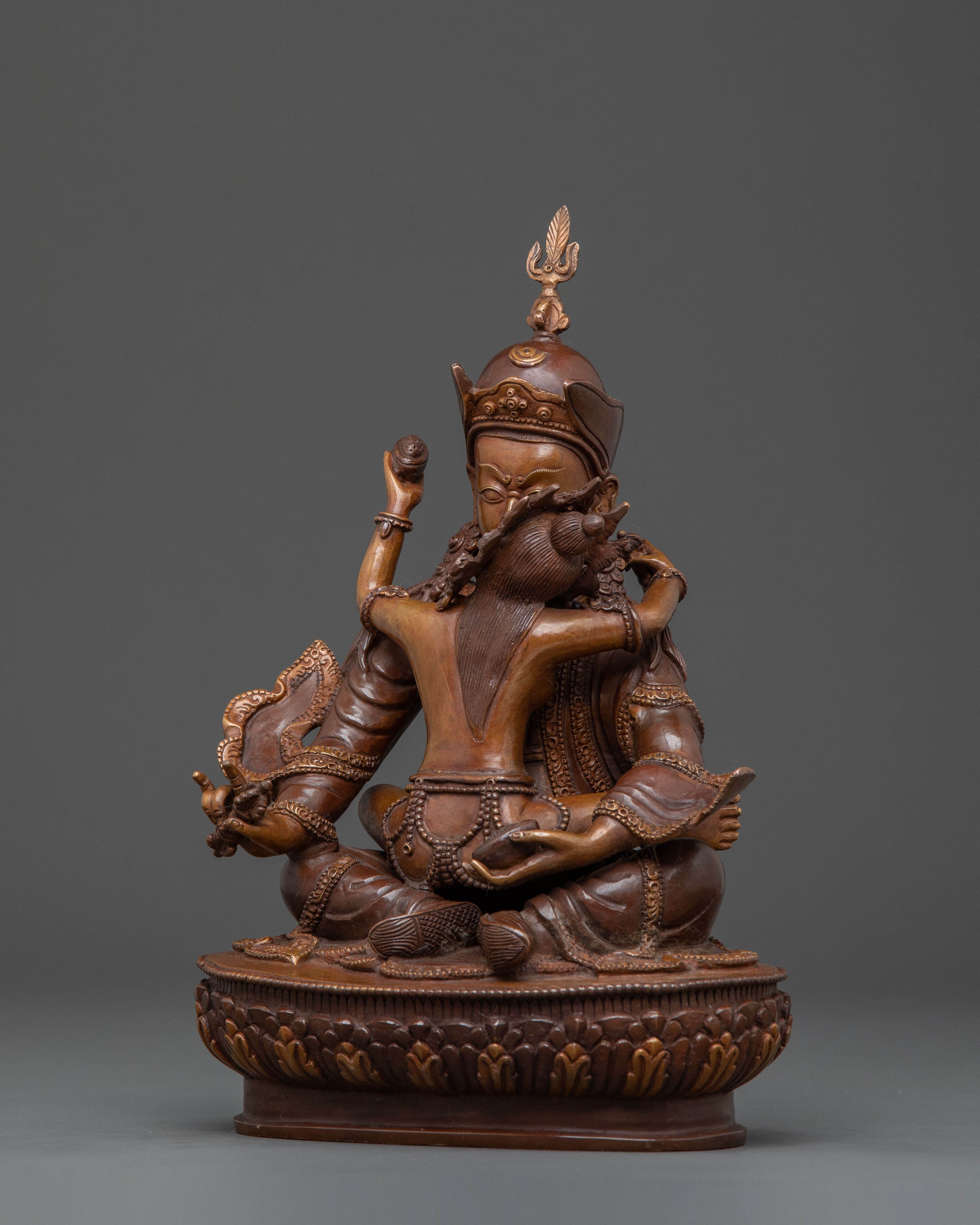 Guru Rinpoche Statue with Consort | Spiritual Decor