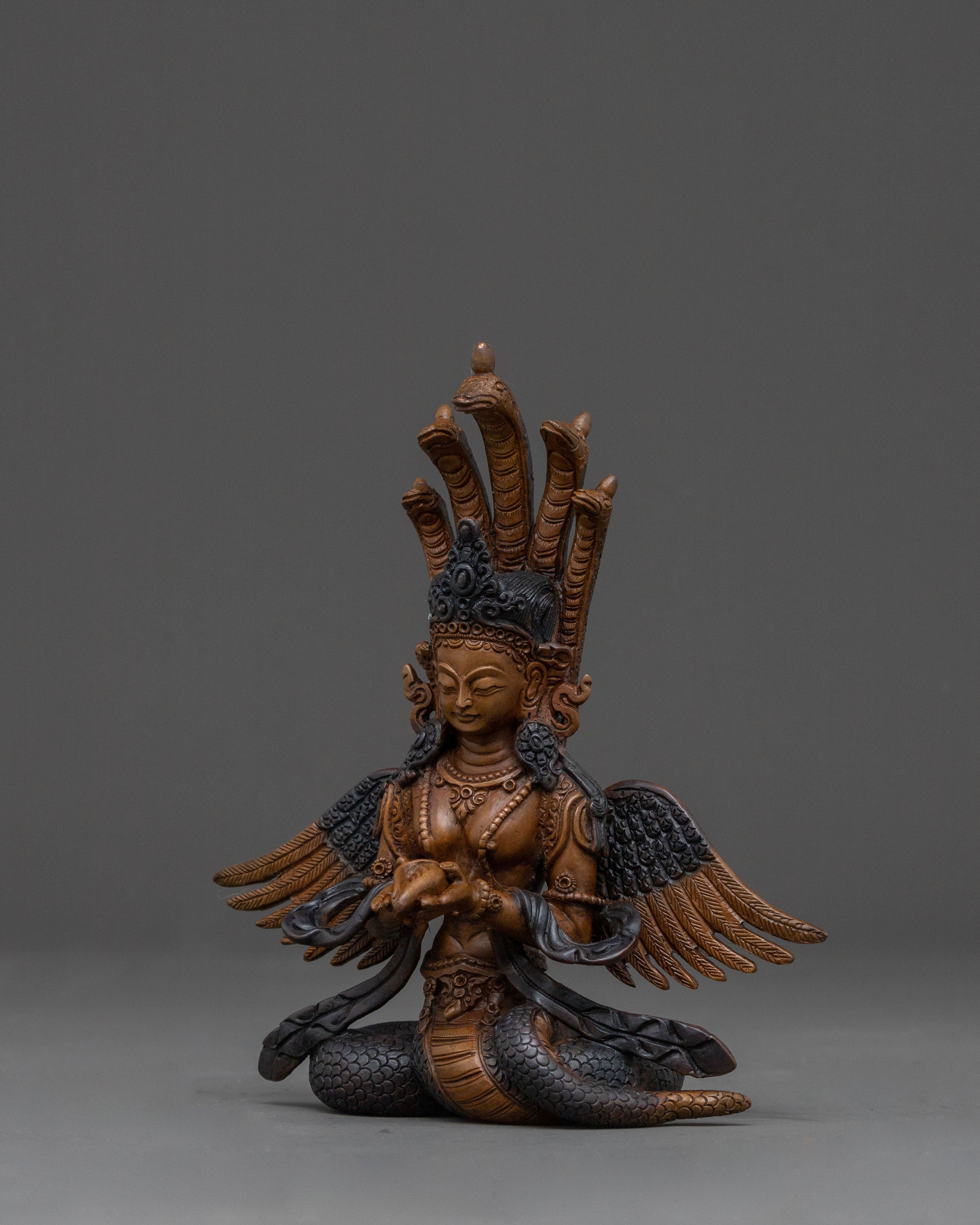Naag Kanya Tibetan Statue – Oxidized Copper Craft