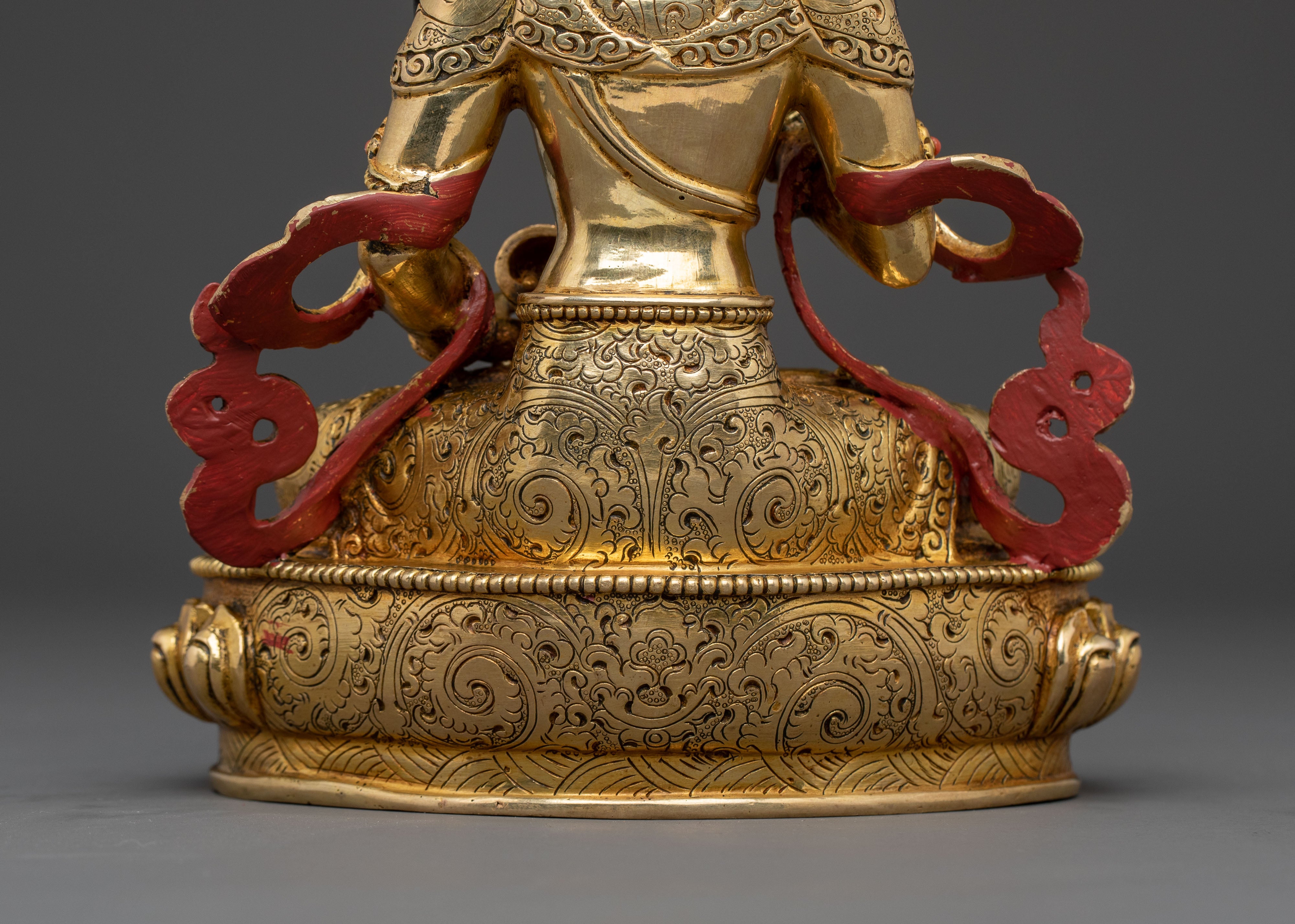 Vajrasattva Purifying Statue | 24K Gold Gilded Figure