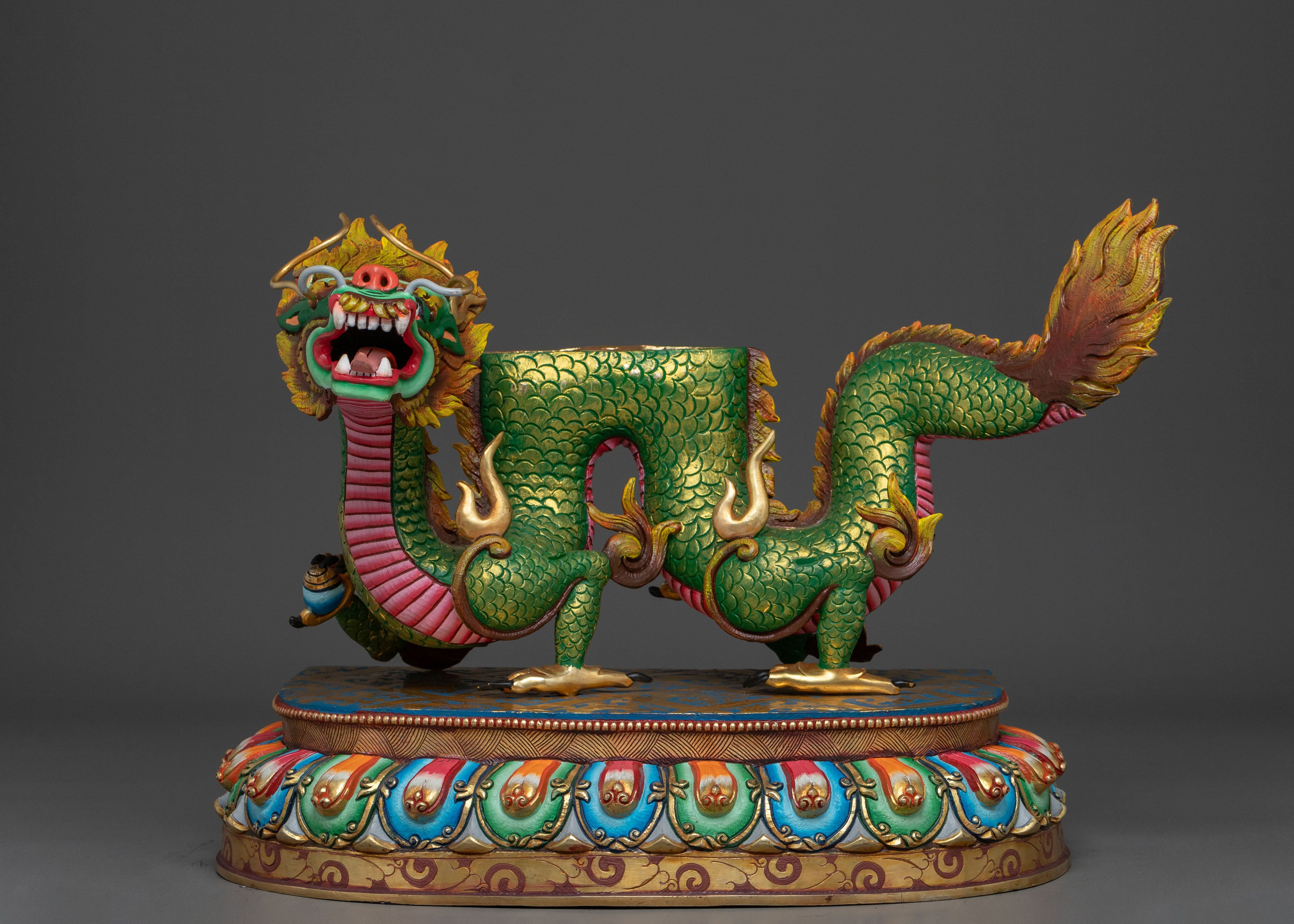 White Dzambhala Sacred Figurine | Symbol of Prosperity