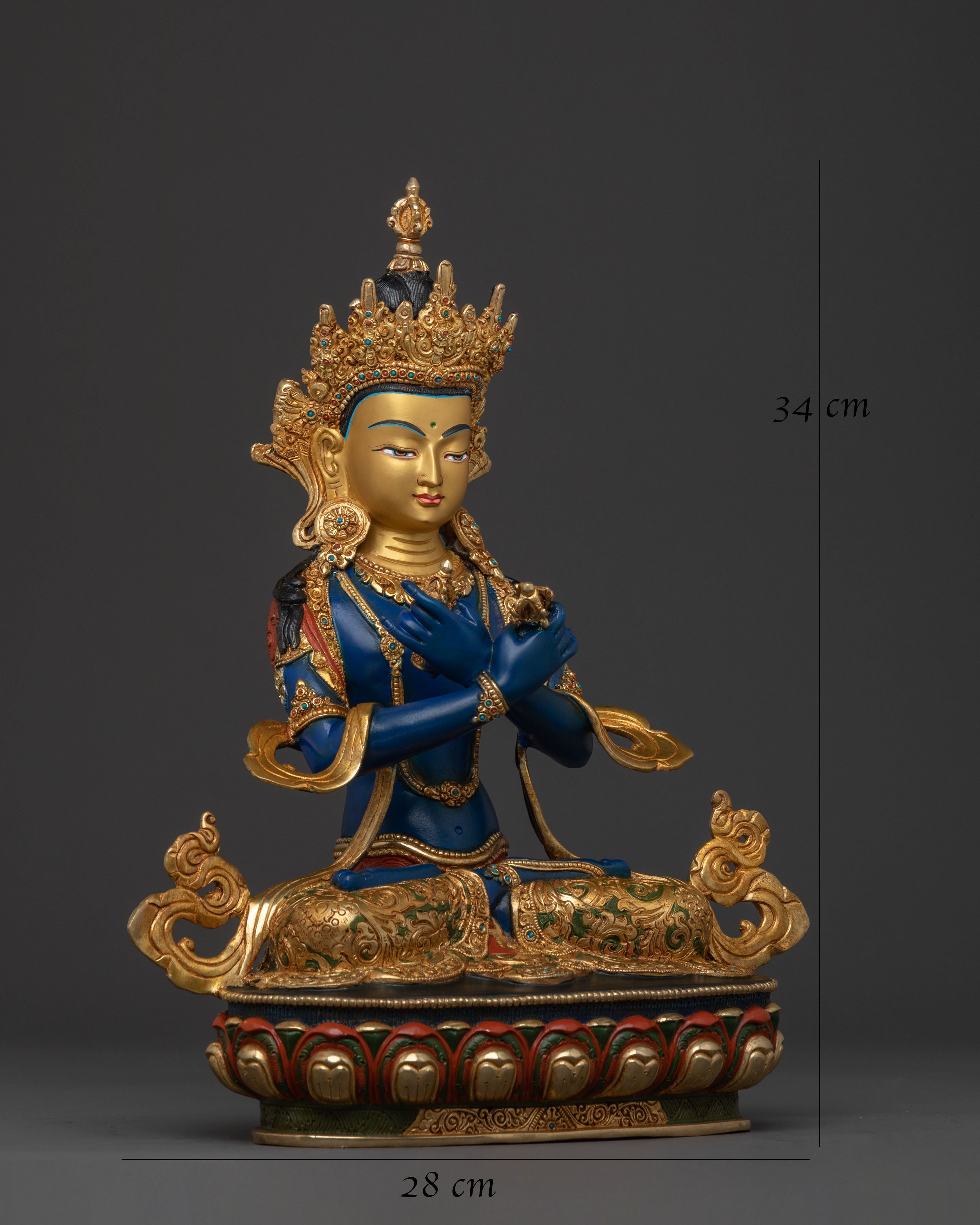 Handcrafted Vajradhara Statue: Supreme Enlightenment