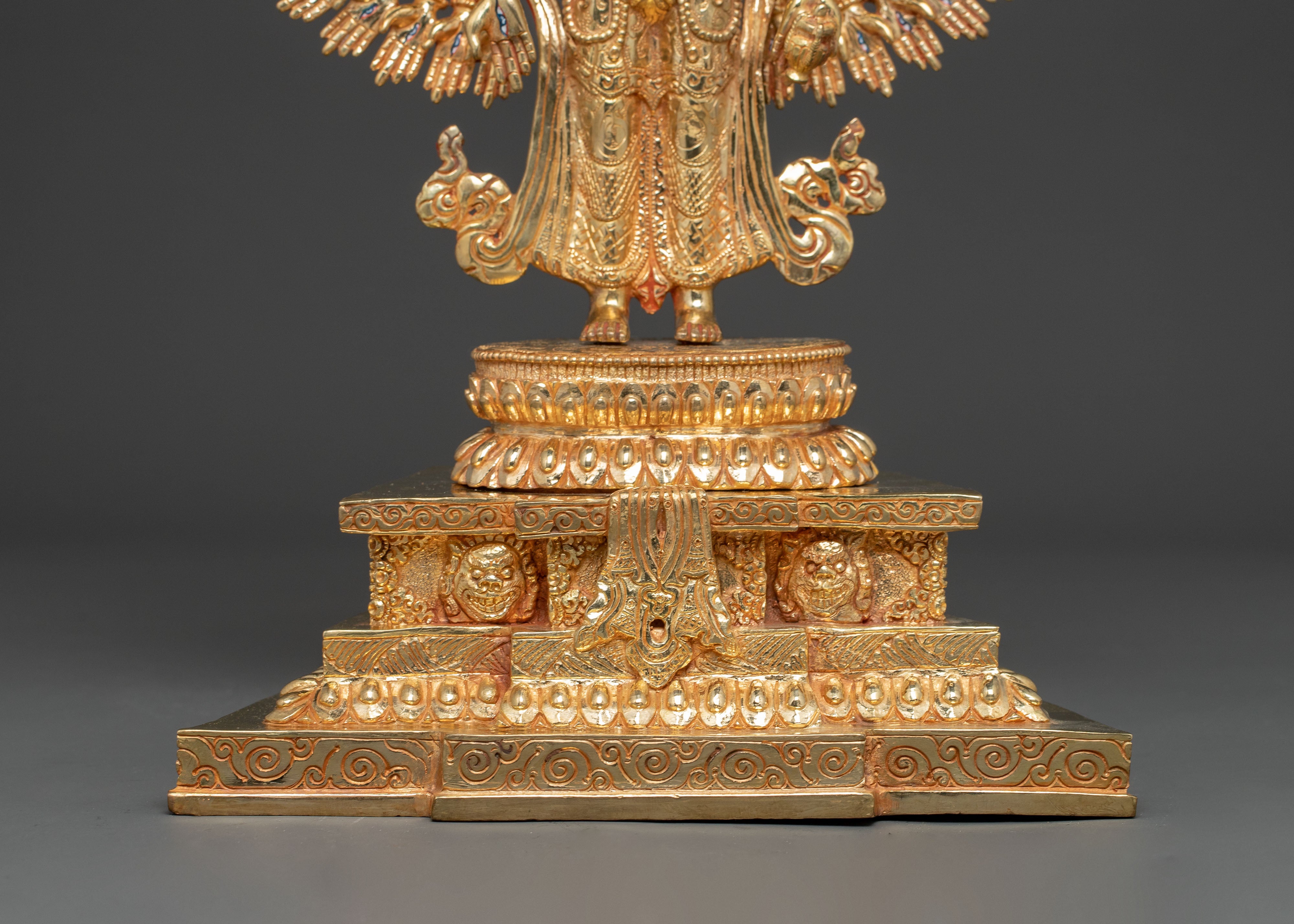 24k Gold Glided 1000-Armed Chenrezig Statue