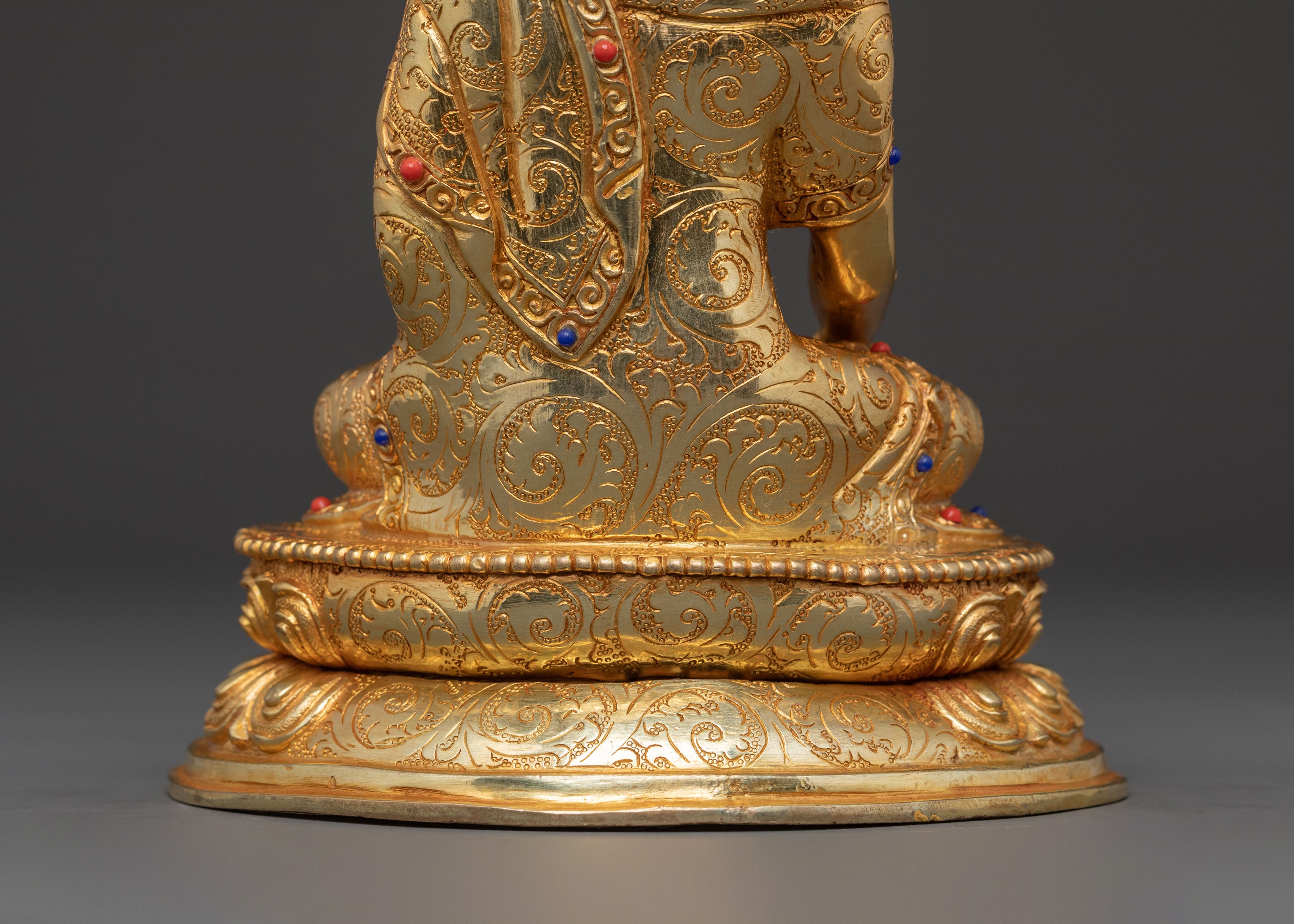 Shakyamuni Buddha: 24K Gold Gilded Serenity