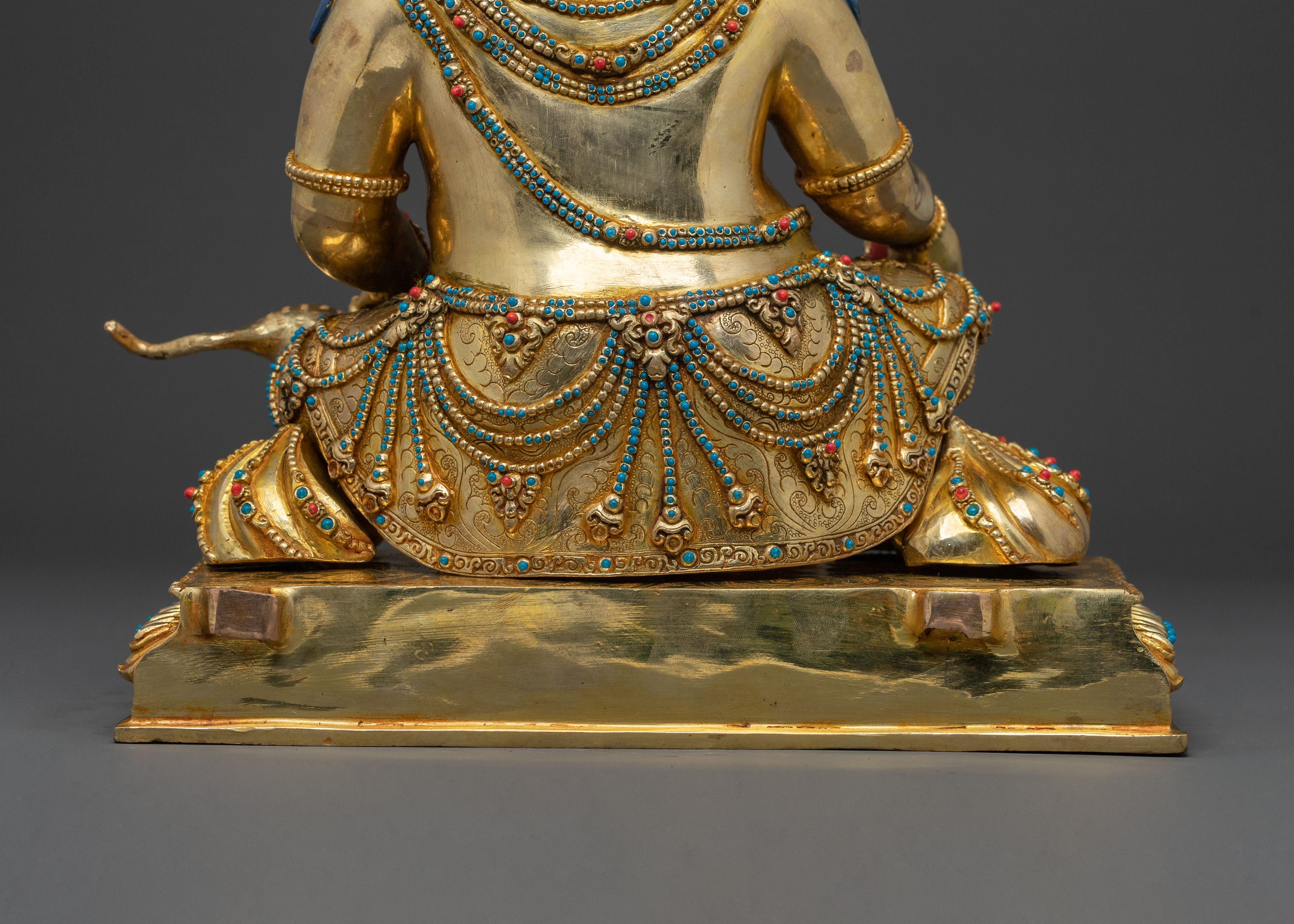 Dzambhala Spiritual Wealth Statue | Buddhist God of Prosperity Sculpture