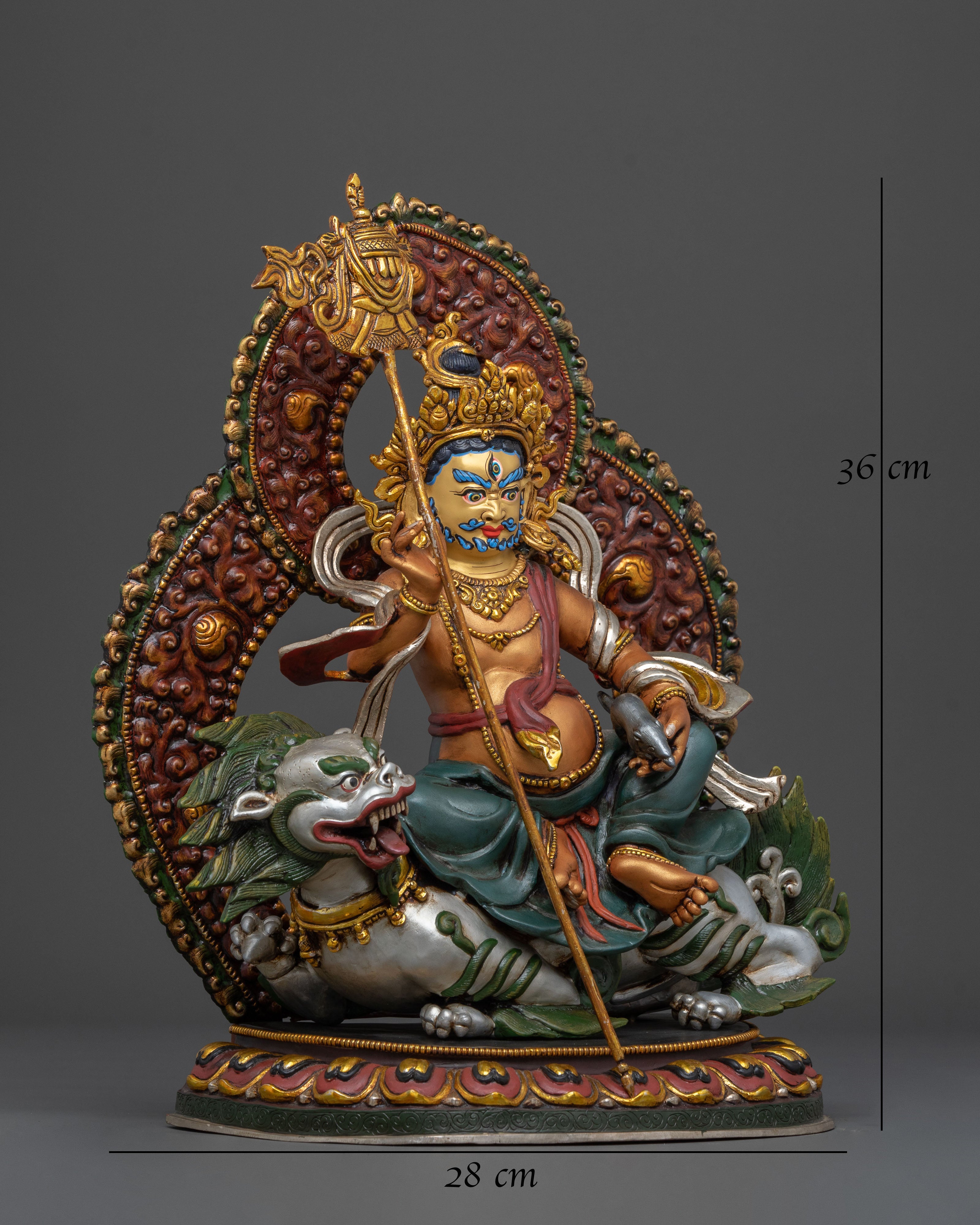 Namtoshe Wealth Guardian Statue | Wrathful Protector Deity