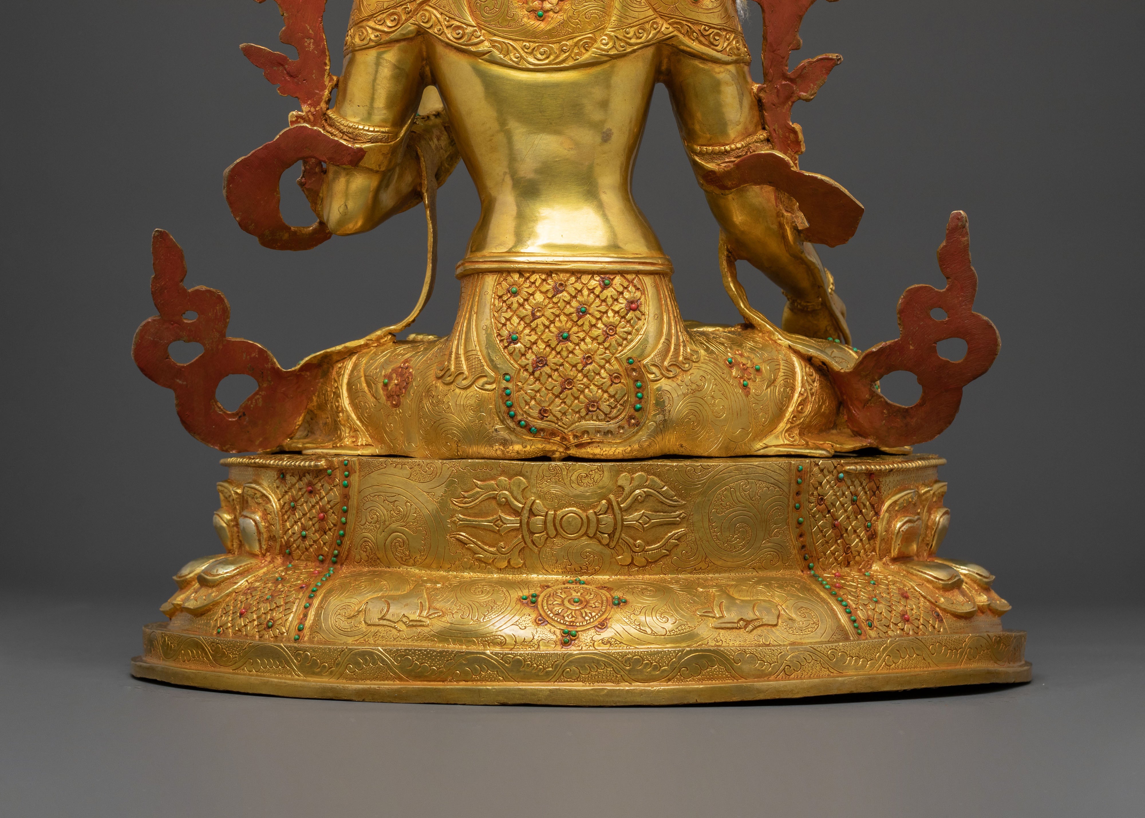 White Tara | Handcrafted 24K Gold Gilded Statue