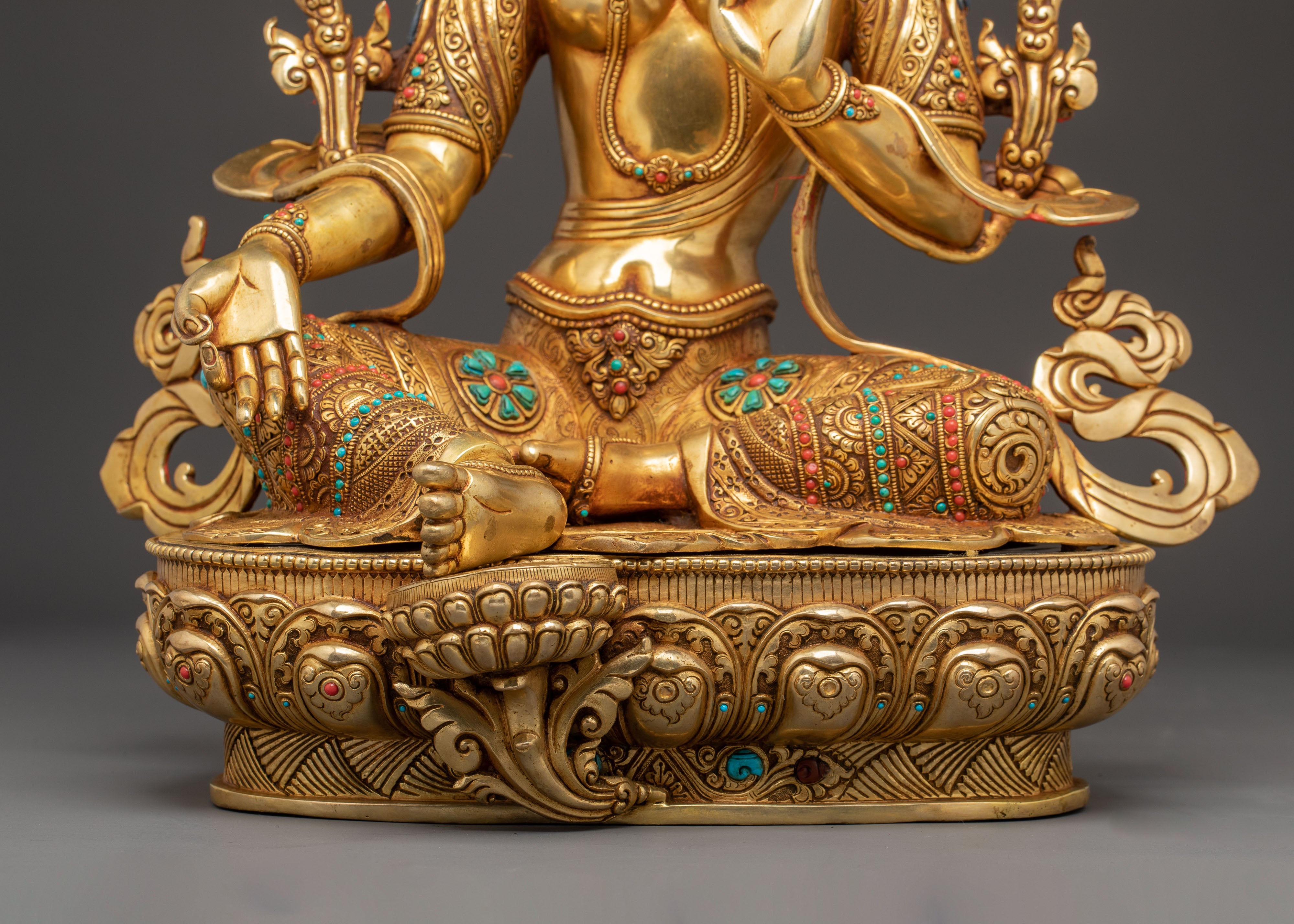 Green Tara Statue: Mother of Love and Compassion | Traditional Icon