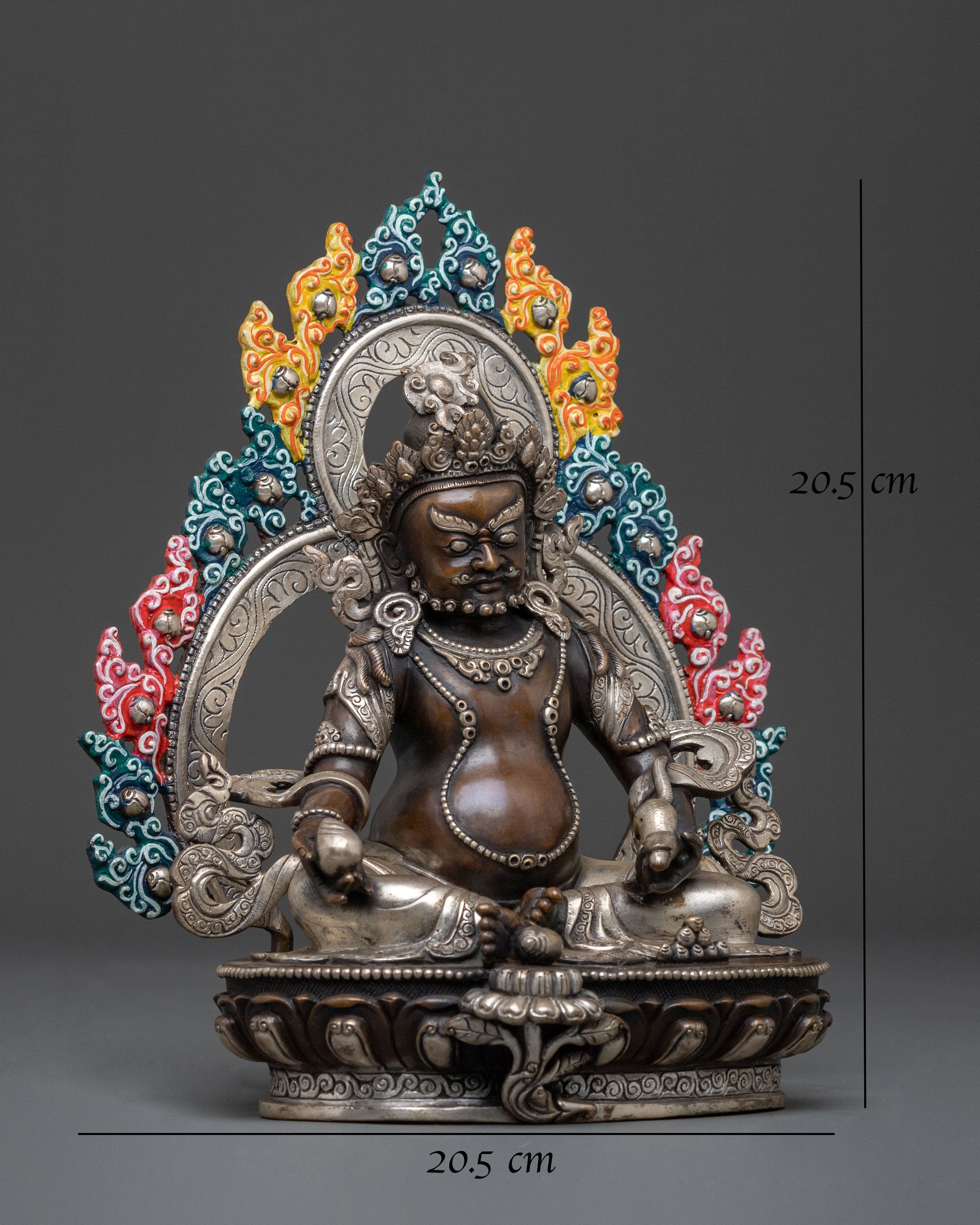 Primary Deity of Wealth Dzambhala Statue | Tibetan Buddhist Prosperity