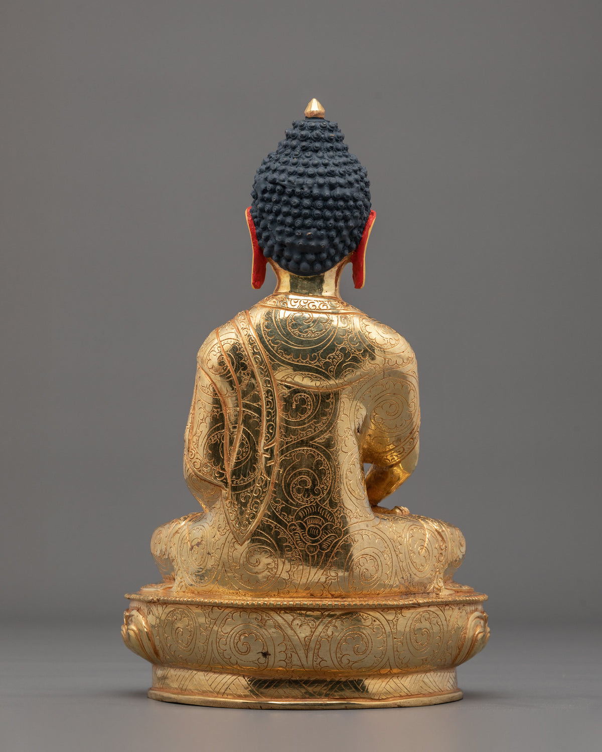 Handmade Amitabha Buddha Copper Sculpture