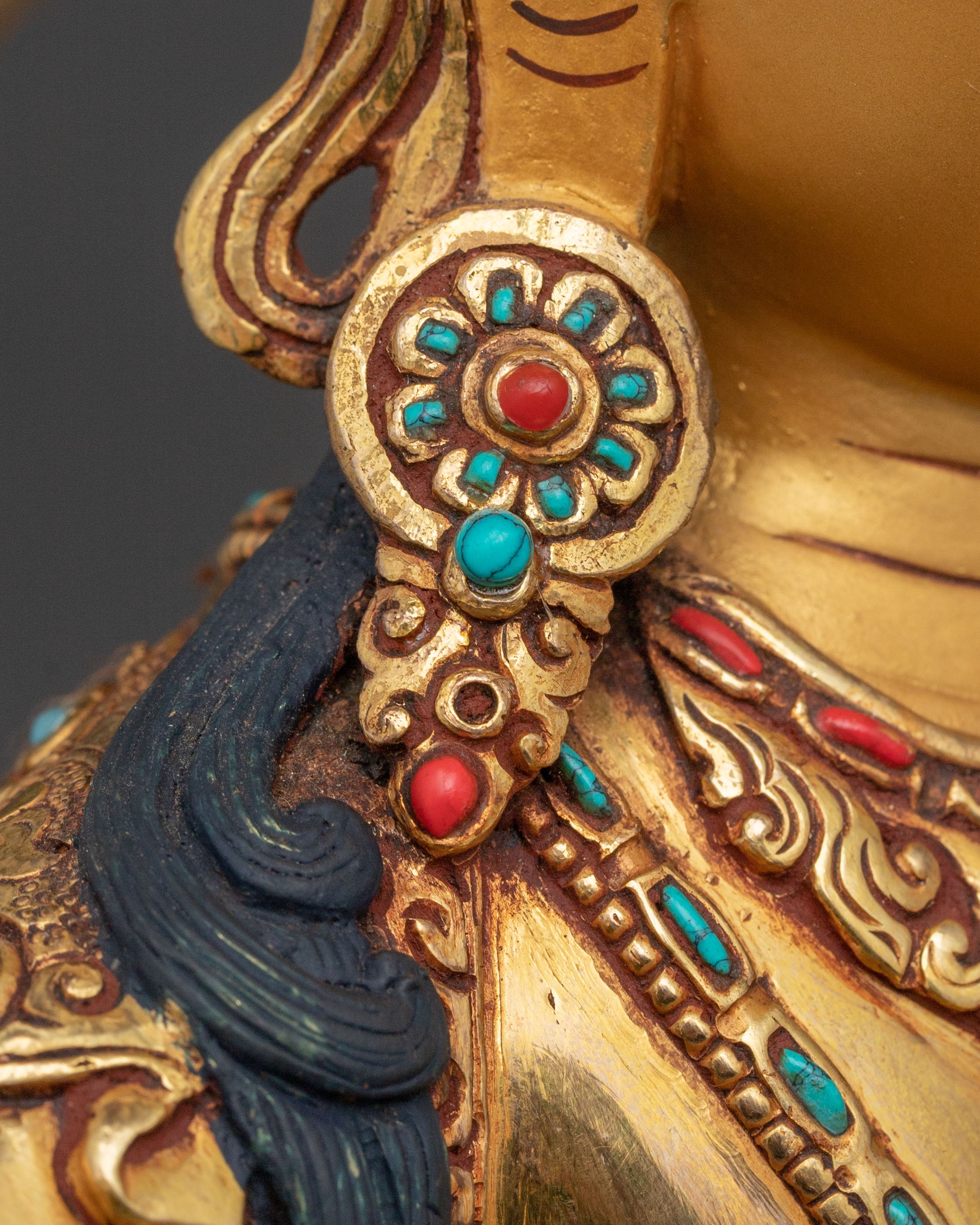 Manjushri Wisdom Buddha Statue | Sacred Bodhisattva Meditation Sculpture