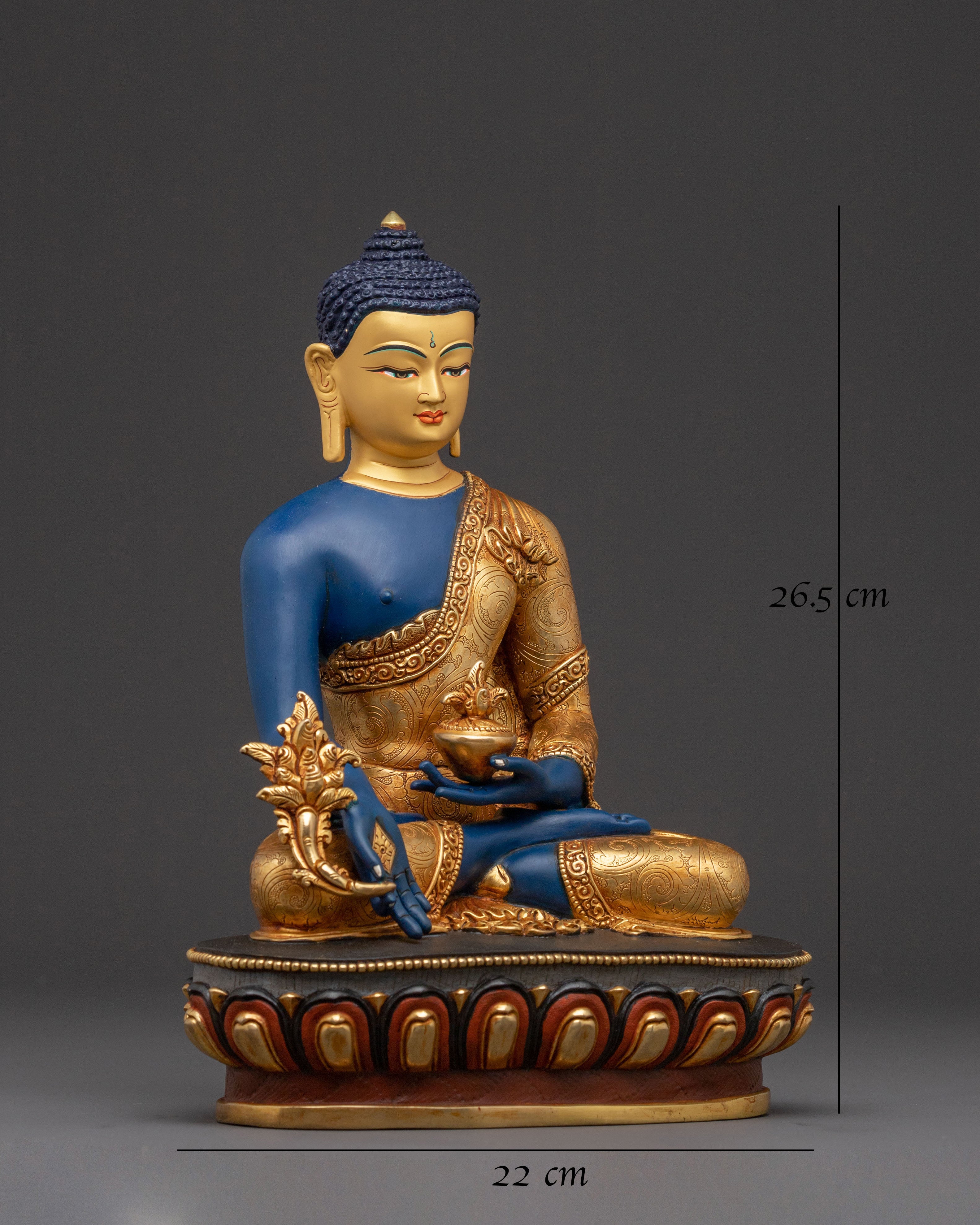 Medicine Buddha Spiritual Statue | Guardian of Health