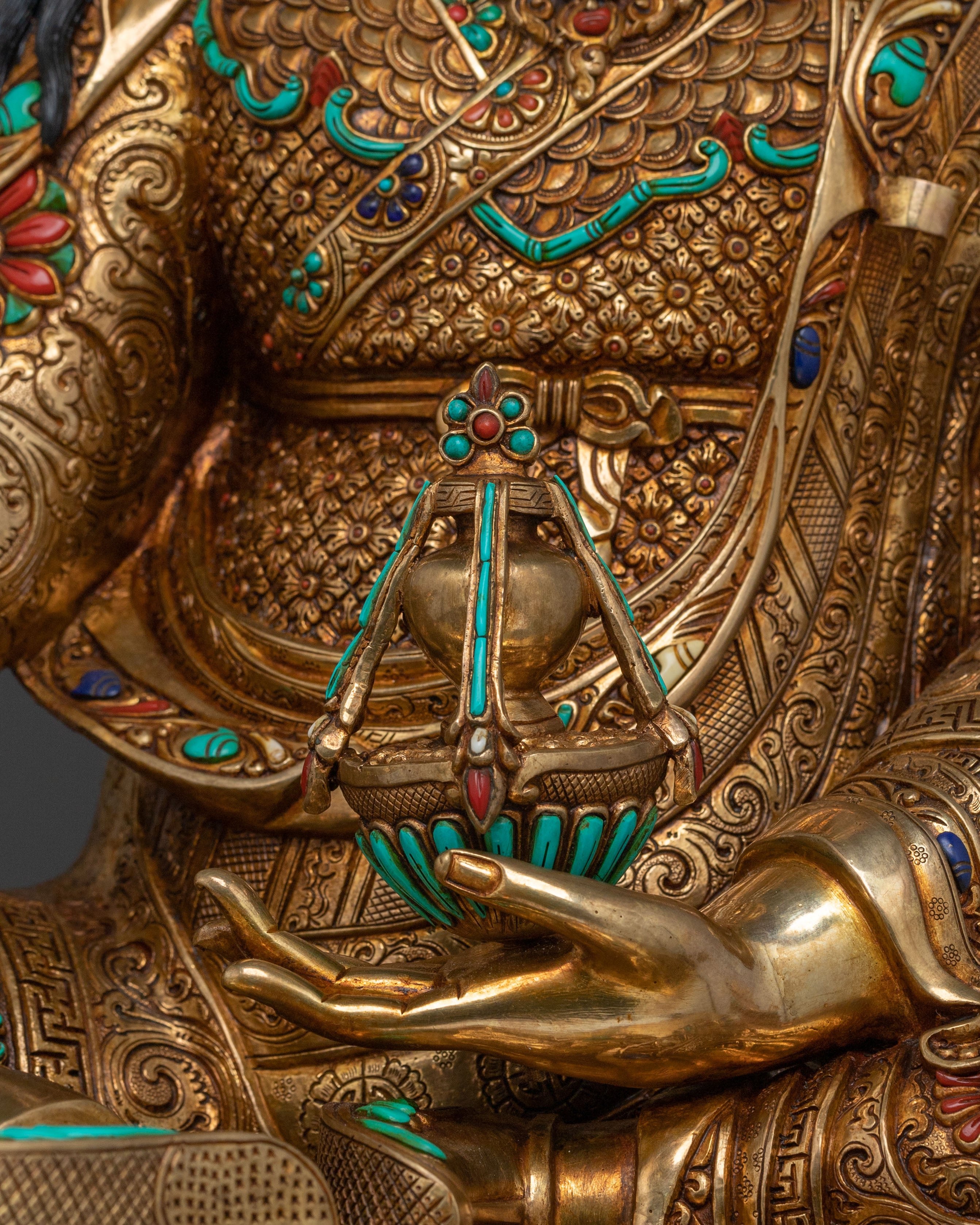 Guru Rinpoche Buddhist Statue | Sacred Figurine