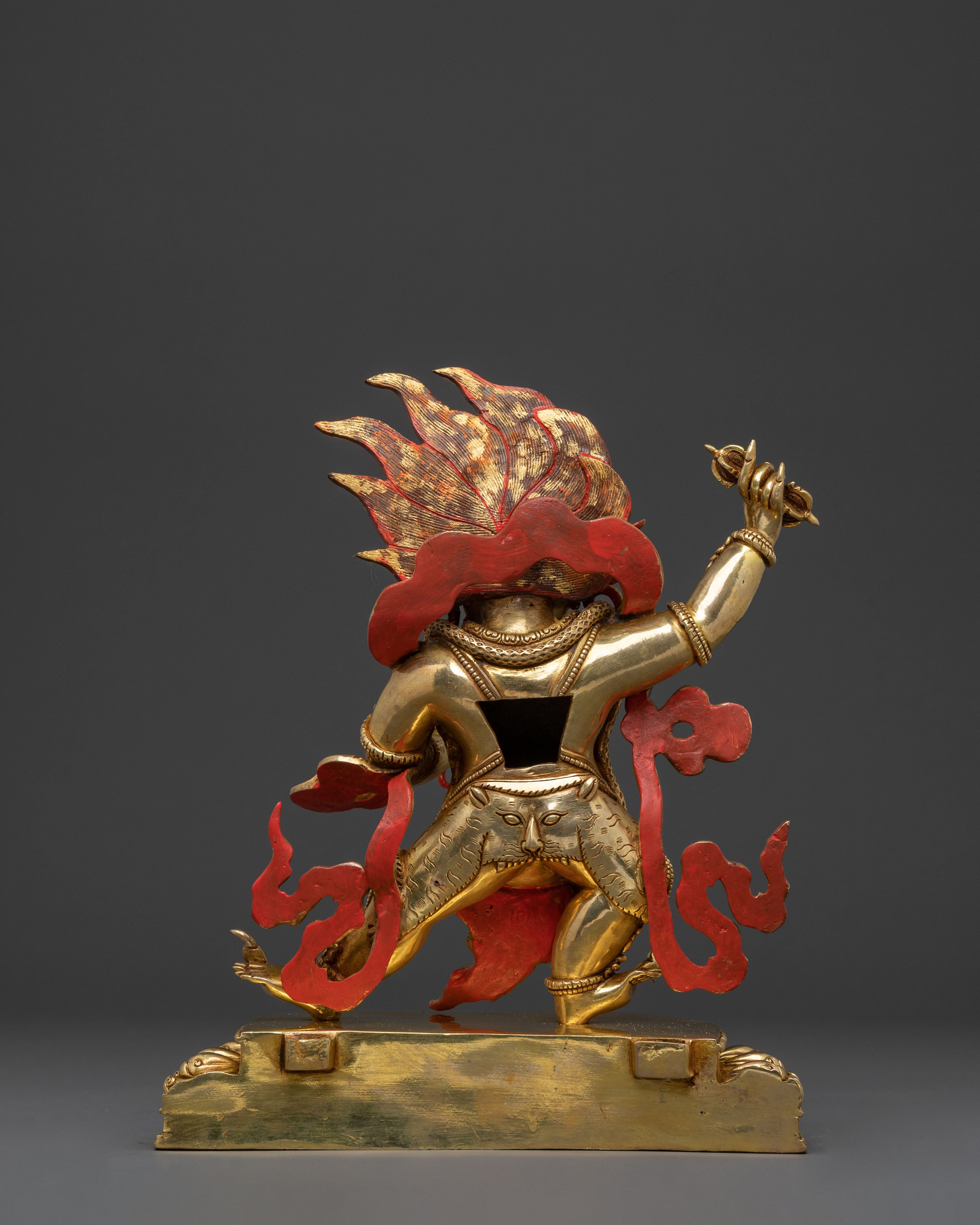 Vajrapani Wrathful Deity Sculpture | Protection and Strength Statue