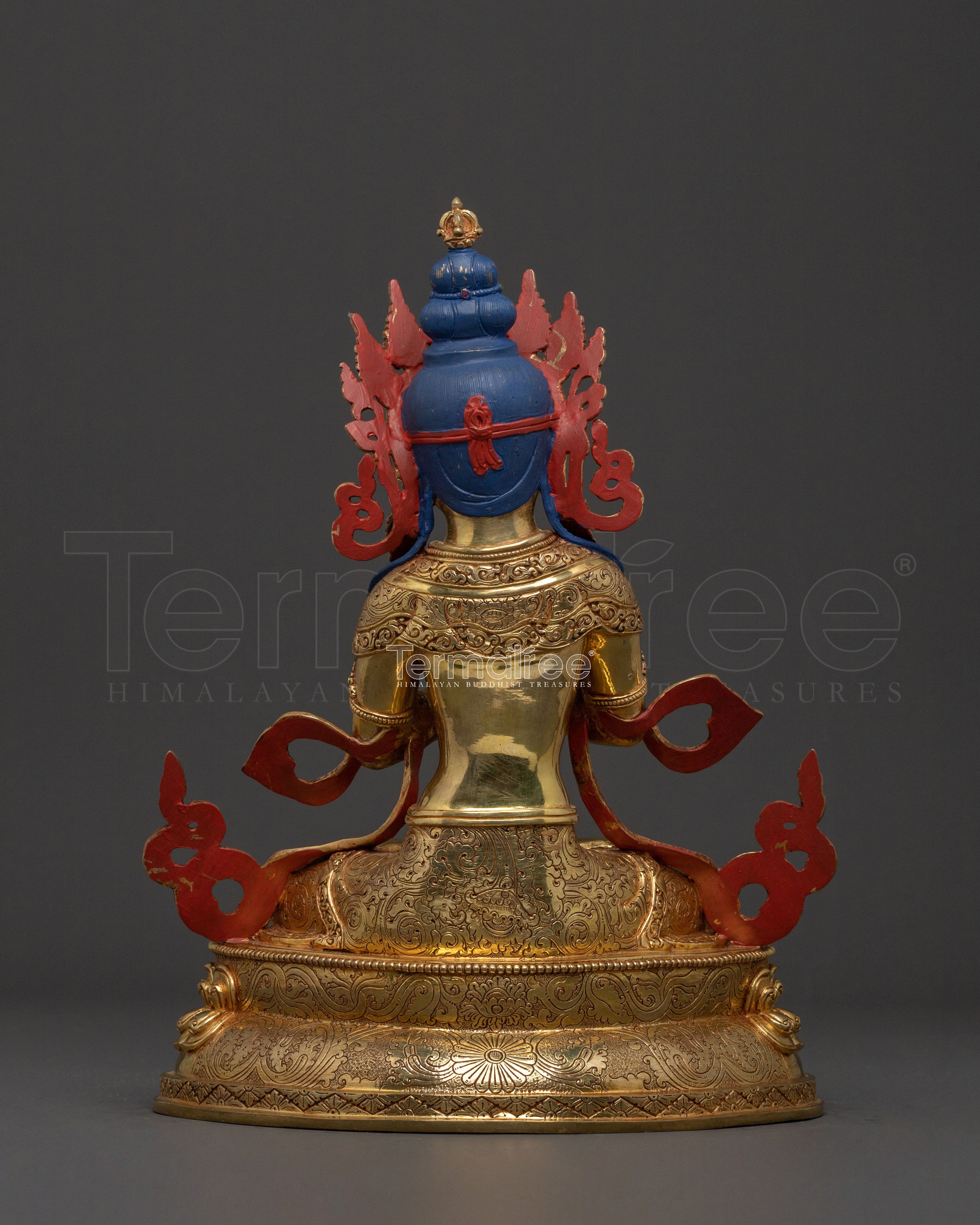 Vajradhara Divine Statue | 24K Gold Gilded Figure