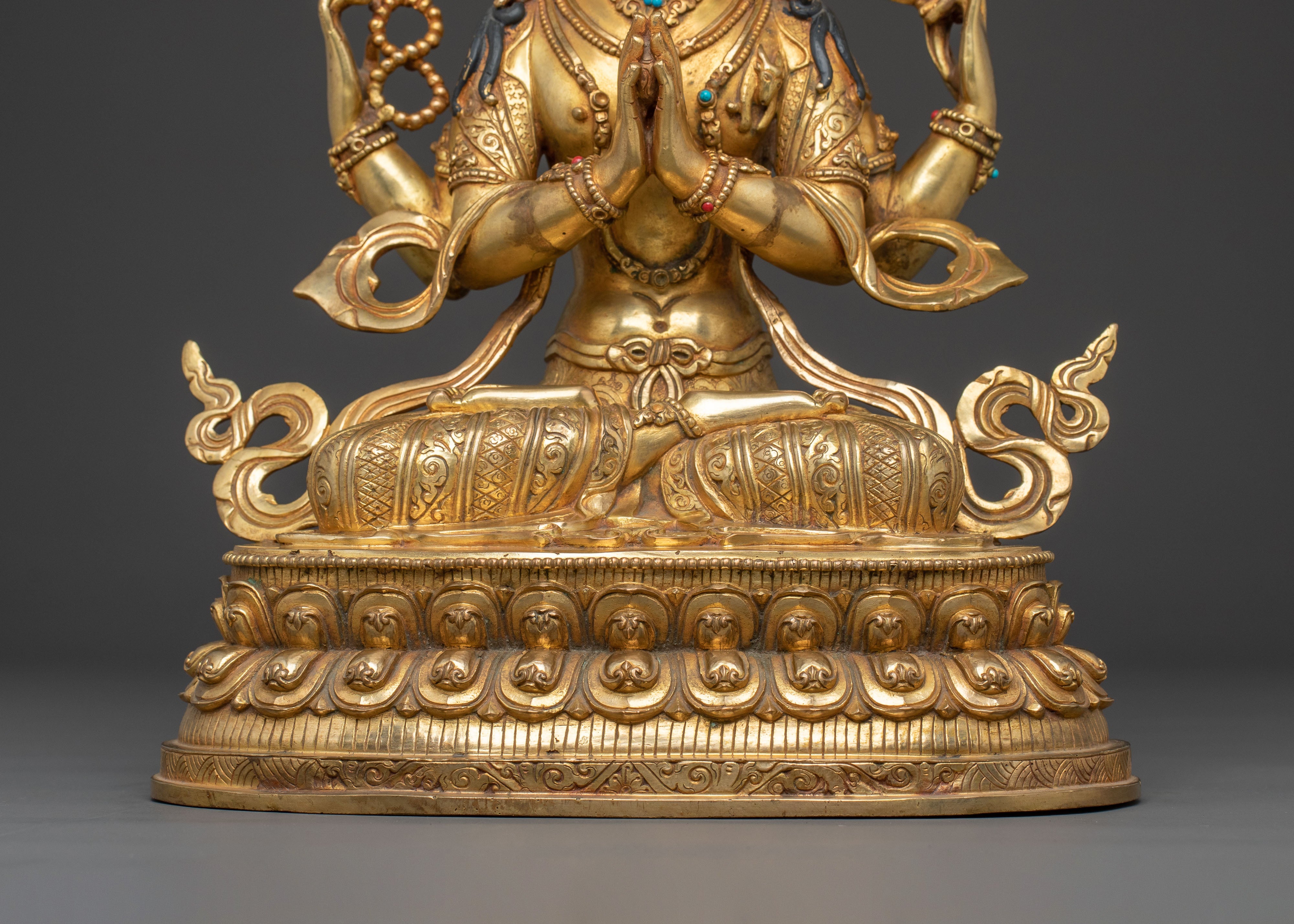 Four-Armed Chenrezig Statue | Compassionate Heart
