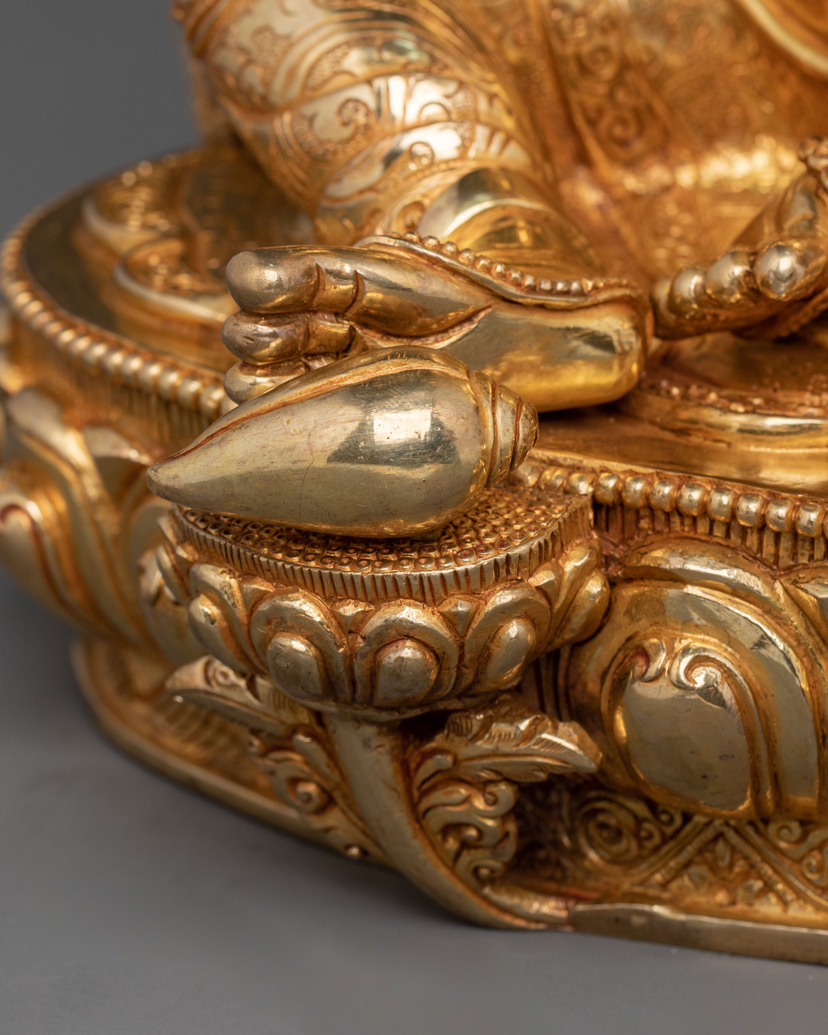 Dzambhala Statue: The Golden God of Wealth