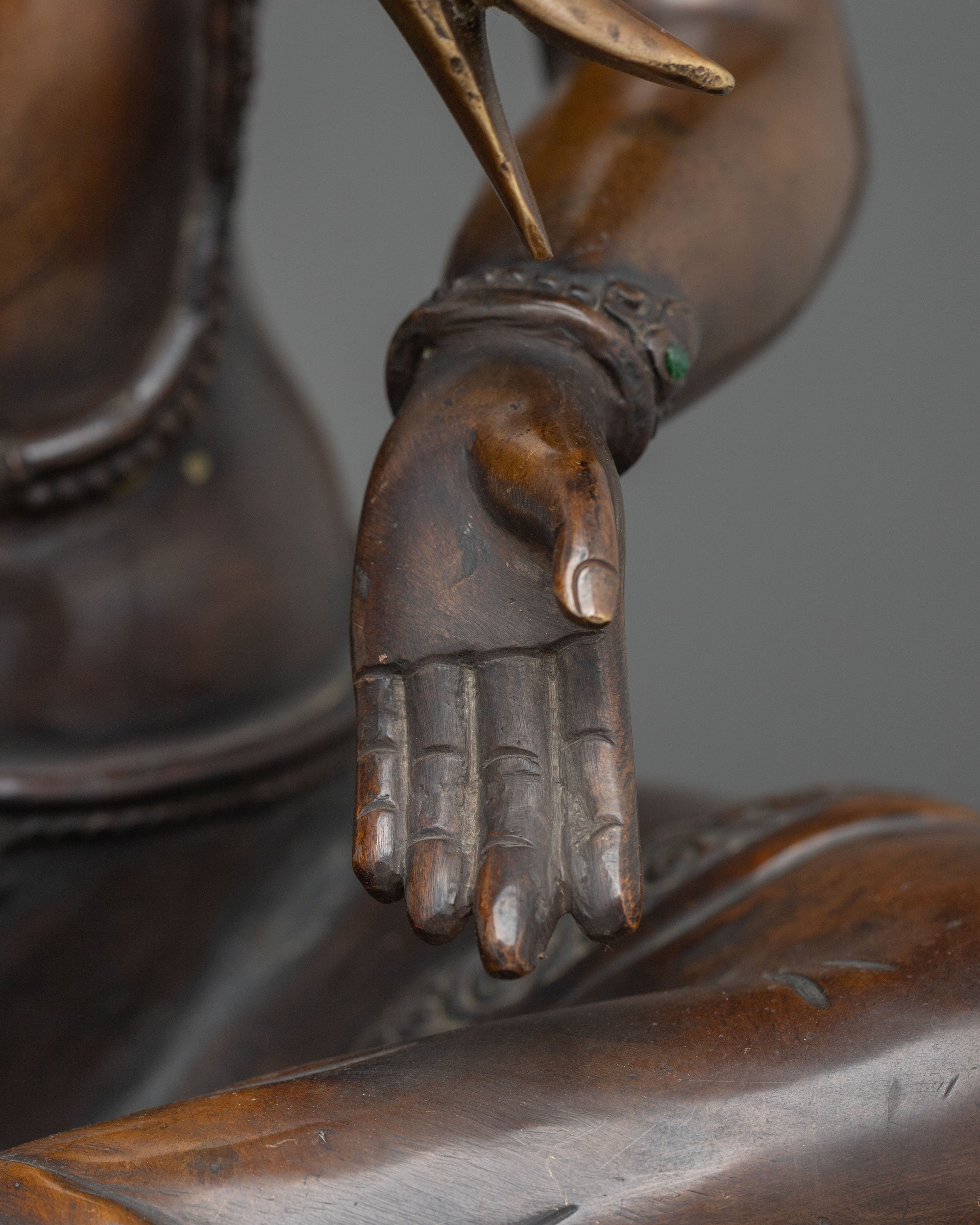 Buddhist Siddhartha Gautama Statue | Oxidized Copper Statue