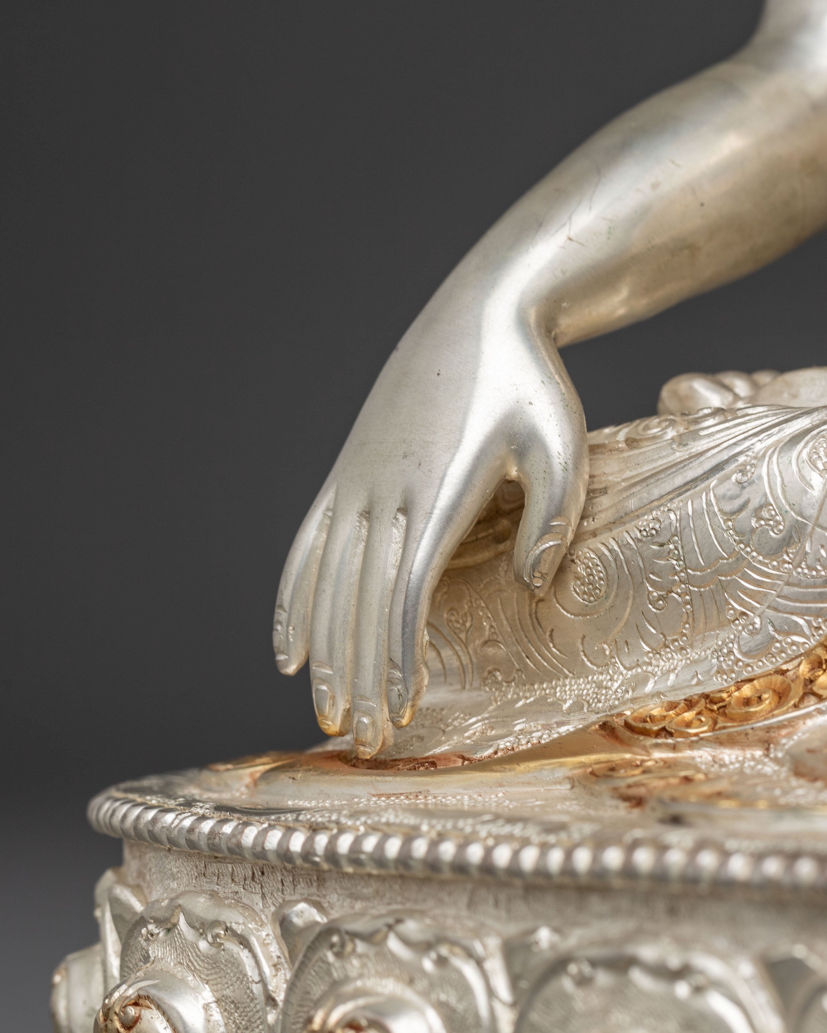 Handmade Tibetan Mitrupa Statue | Meditation and Protection