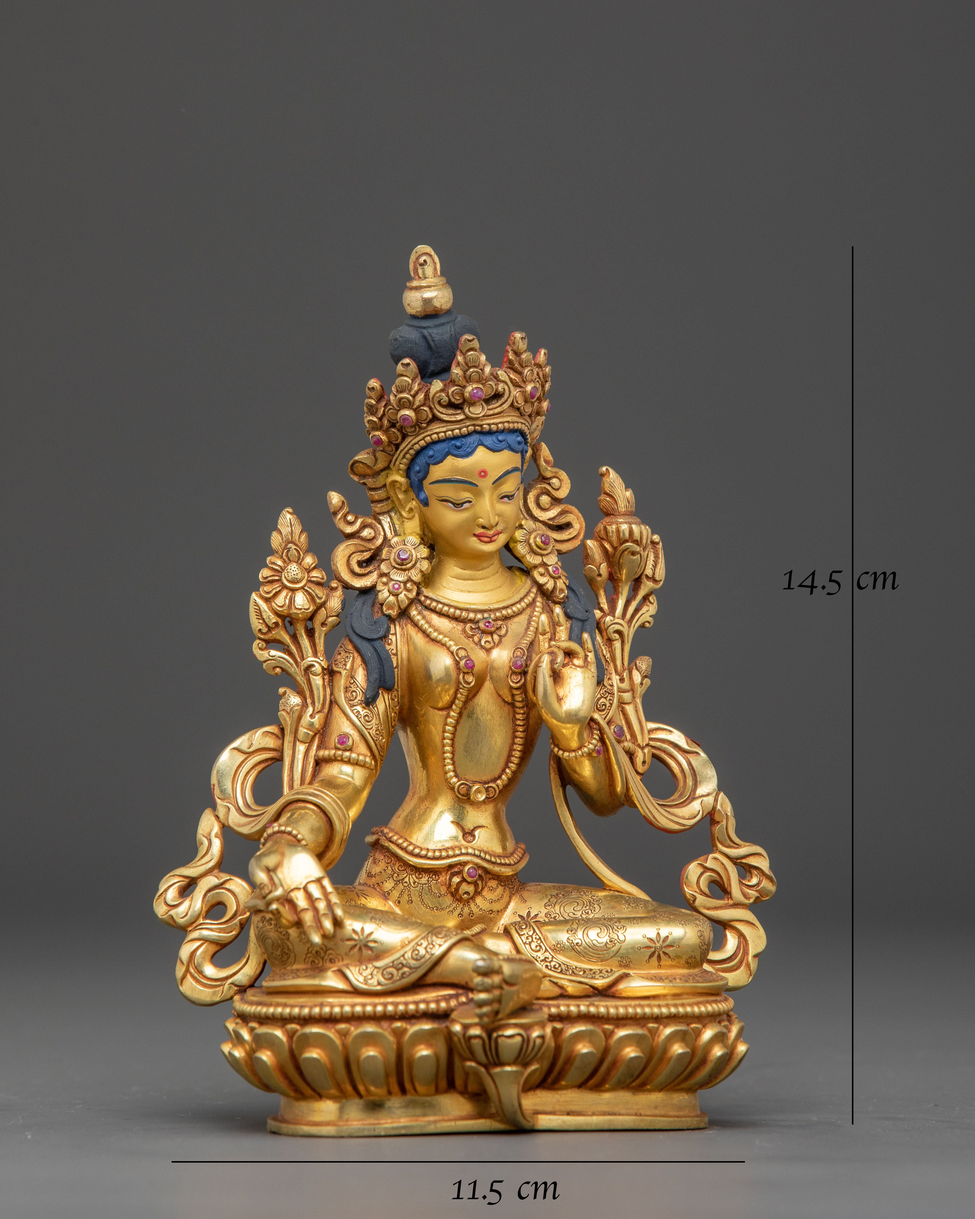Guardian Green Tara Statue | Compassion Icon
