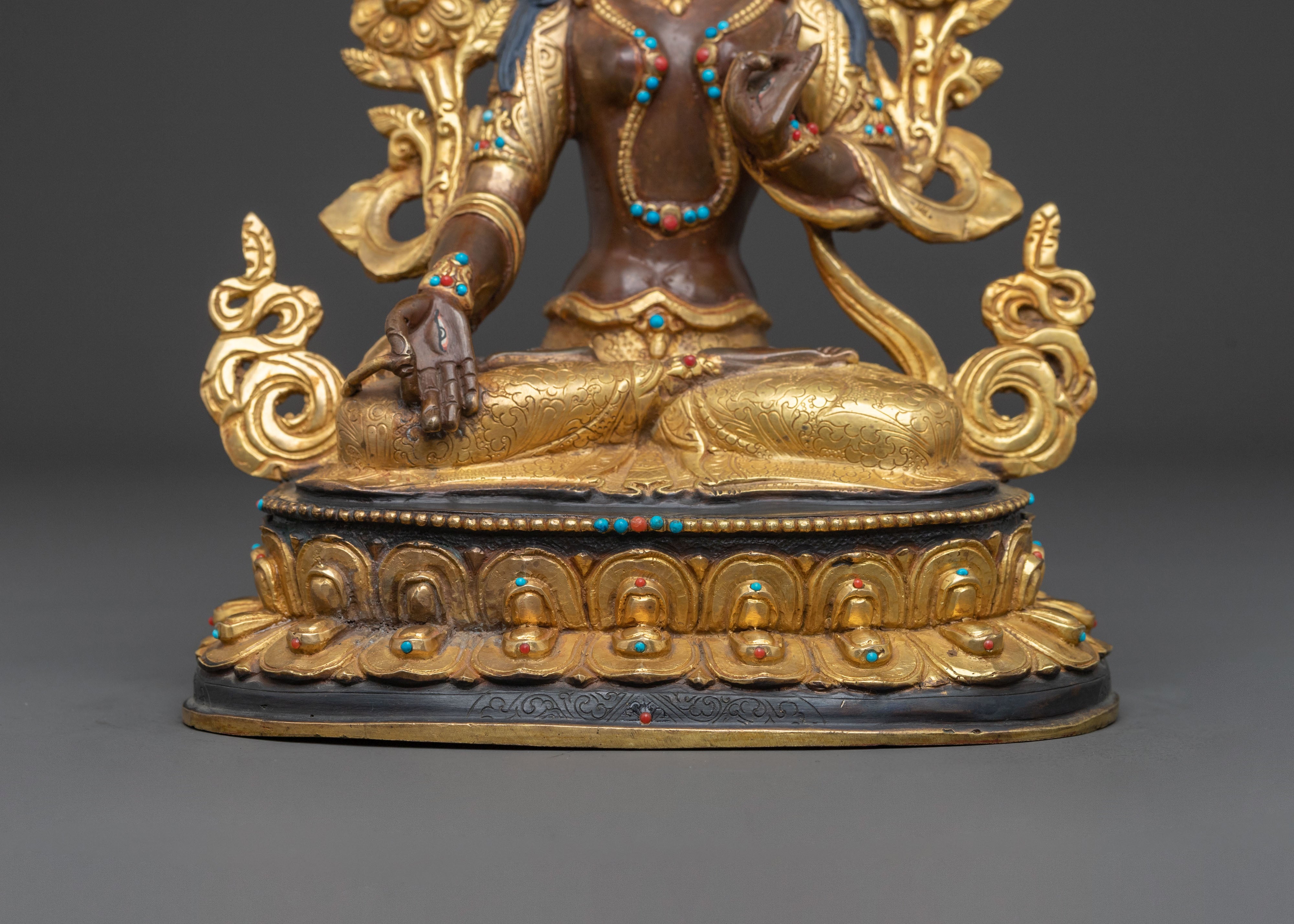 White Tara Sacred Statue | Buddhist Protector