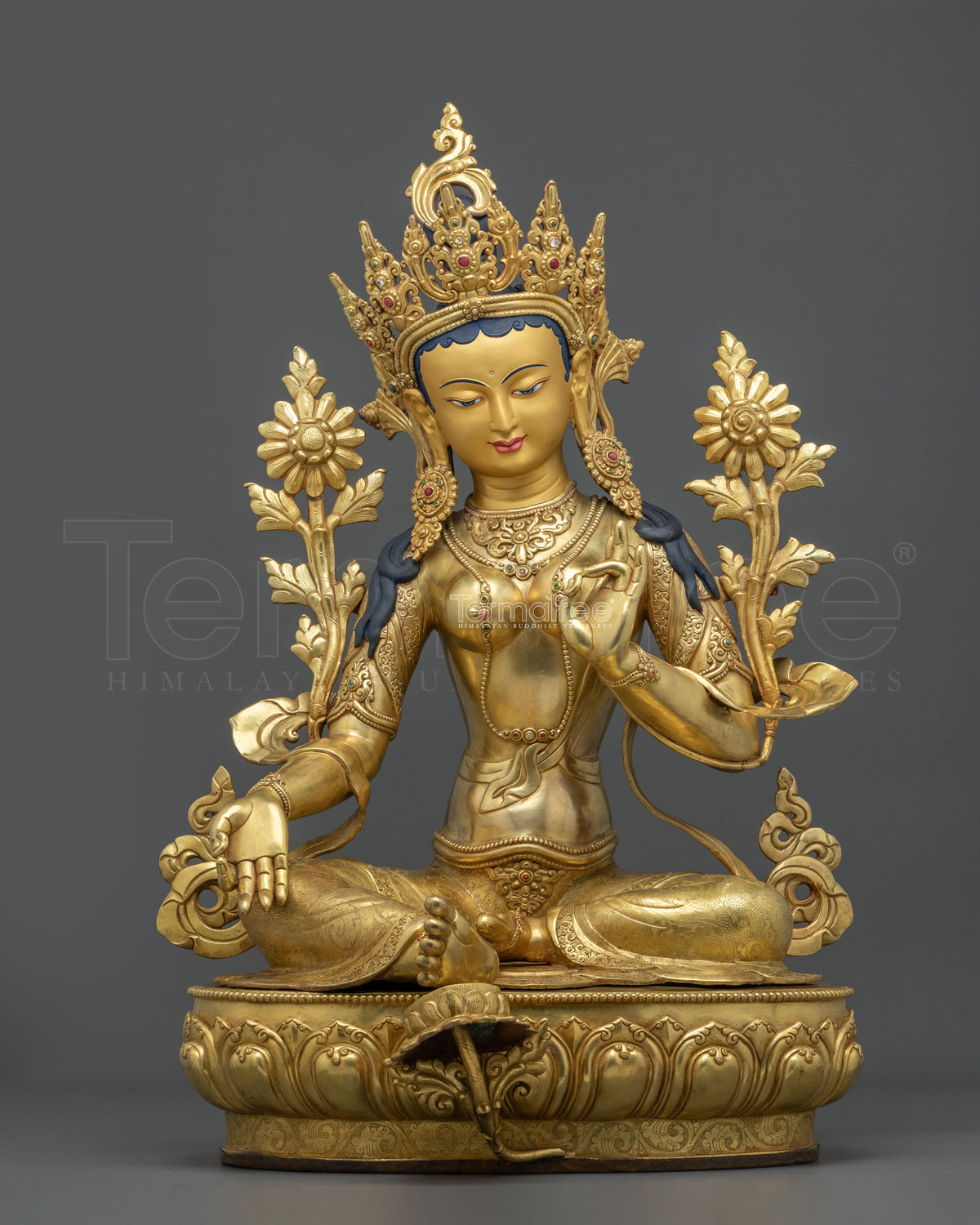 Green Tara Statue