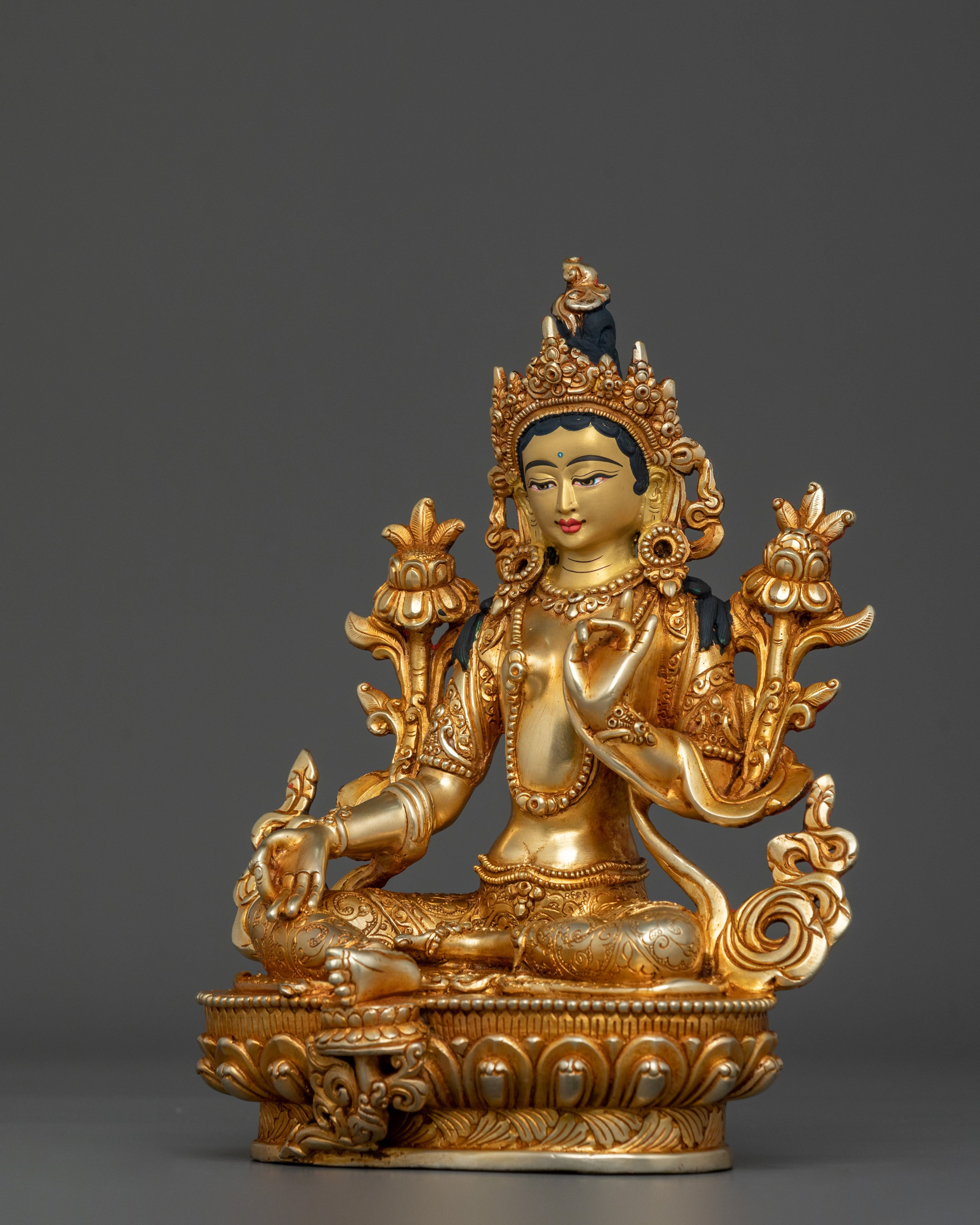 Green Tara Statue | Tibetan Goddess of Protection