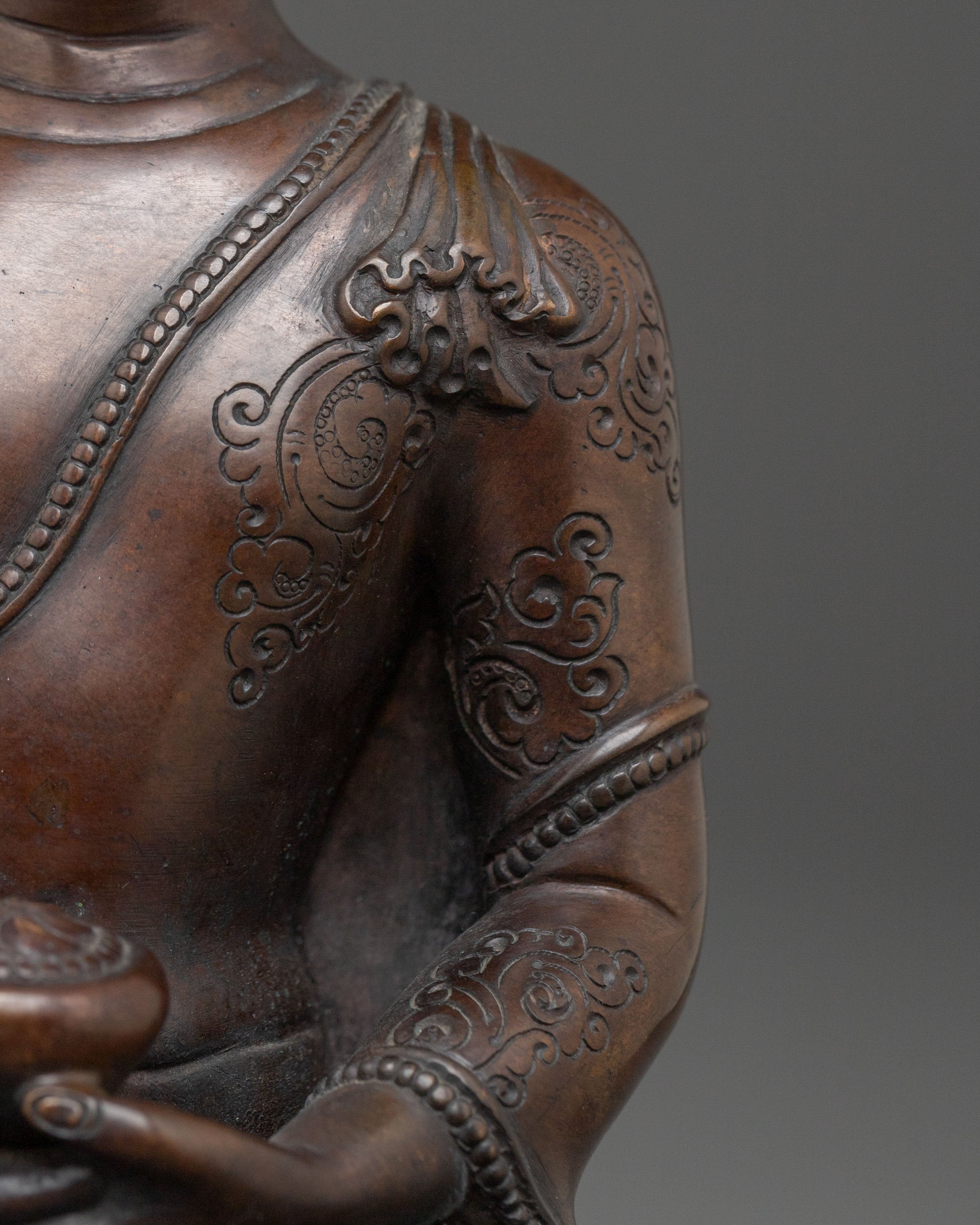 Amitabha Buddha | Oxidized Copper Statue