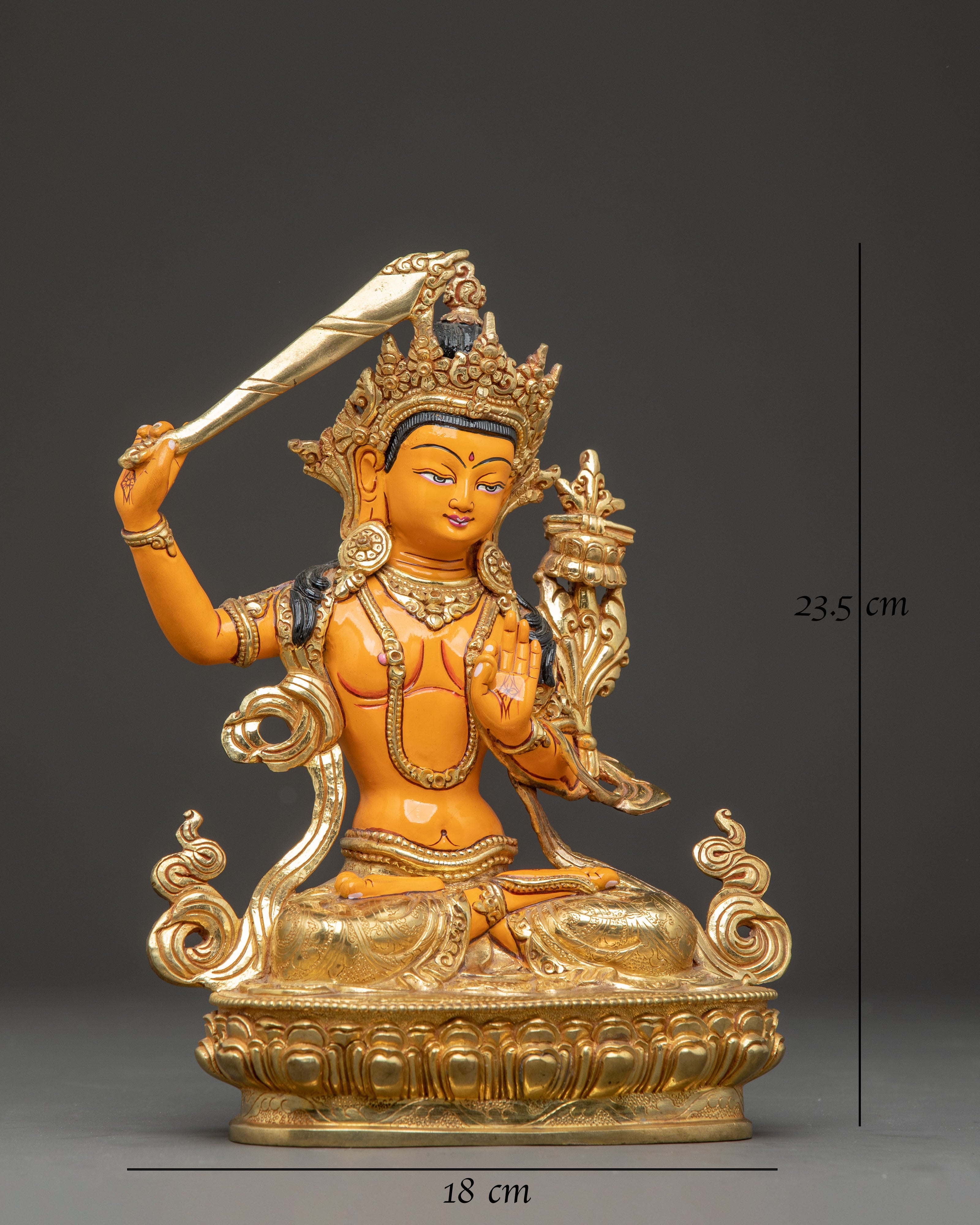 Himalayan Handcrafted Manjushri Statue