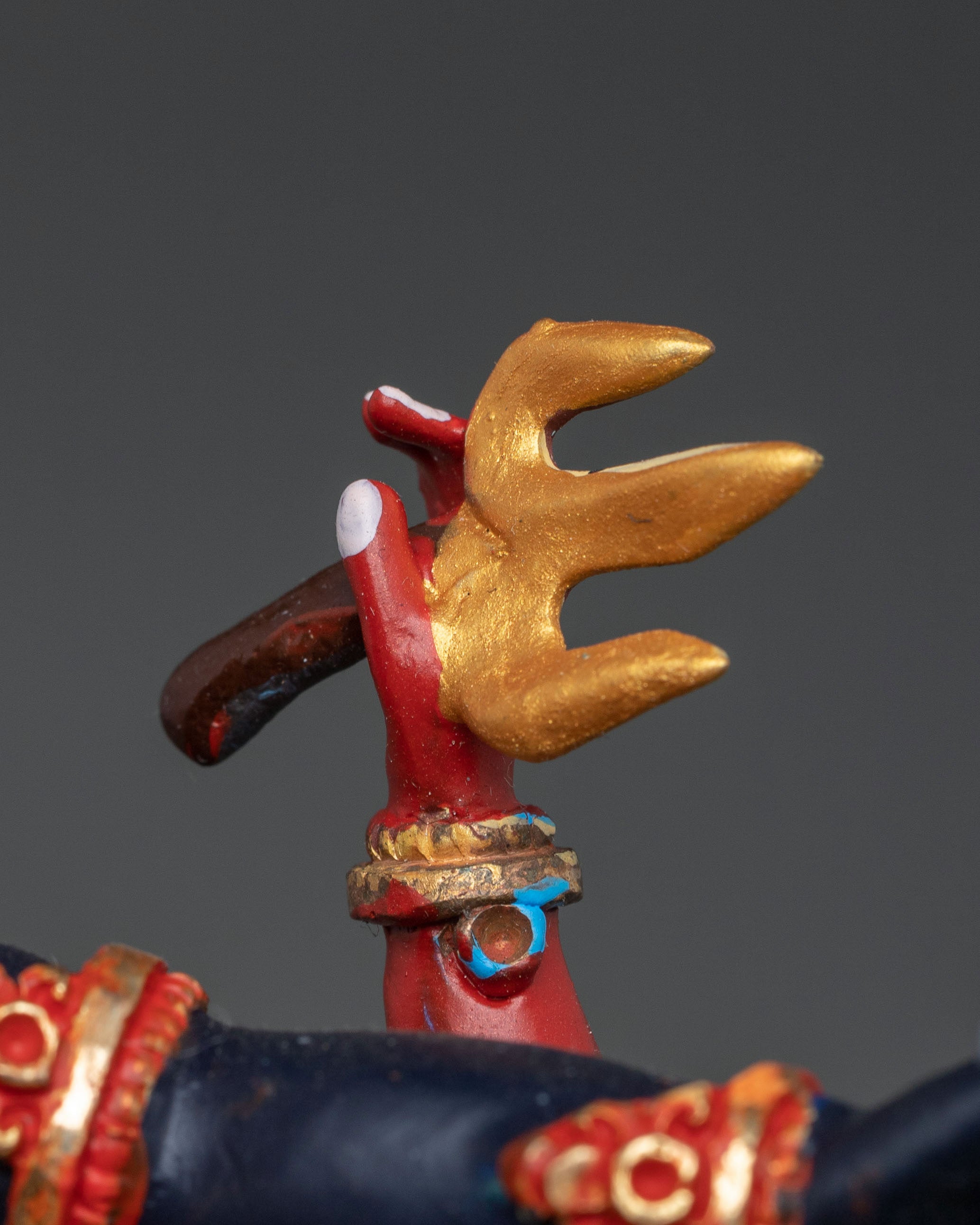 Yama Dharmaraja Wrathful Deity Statue for Altar & Meditation