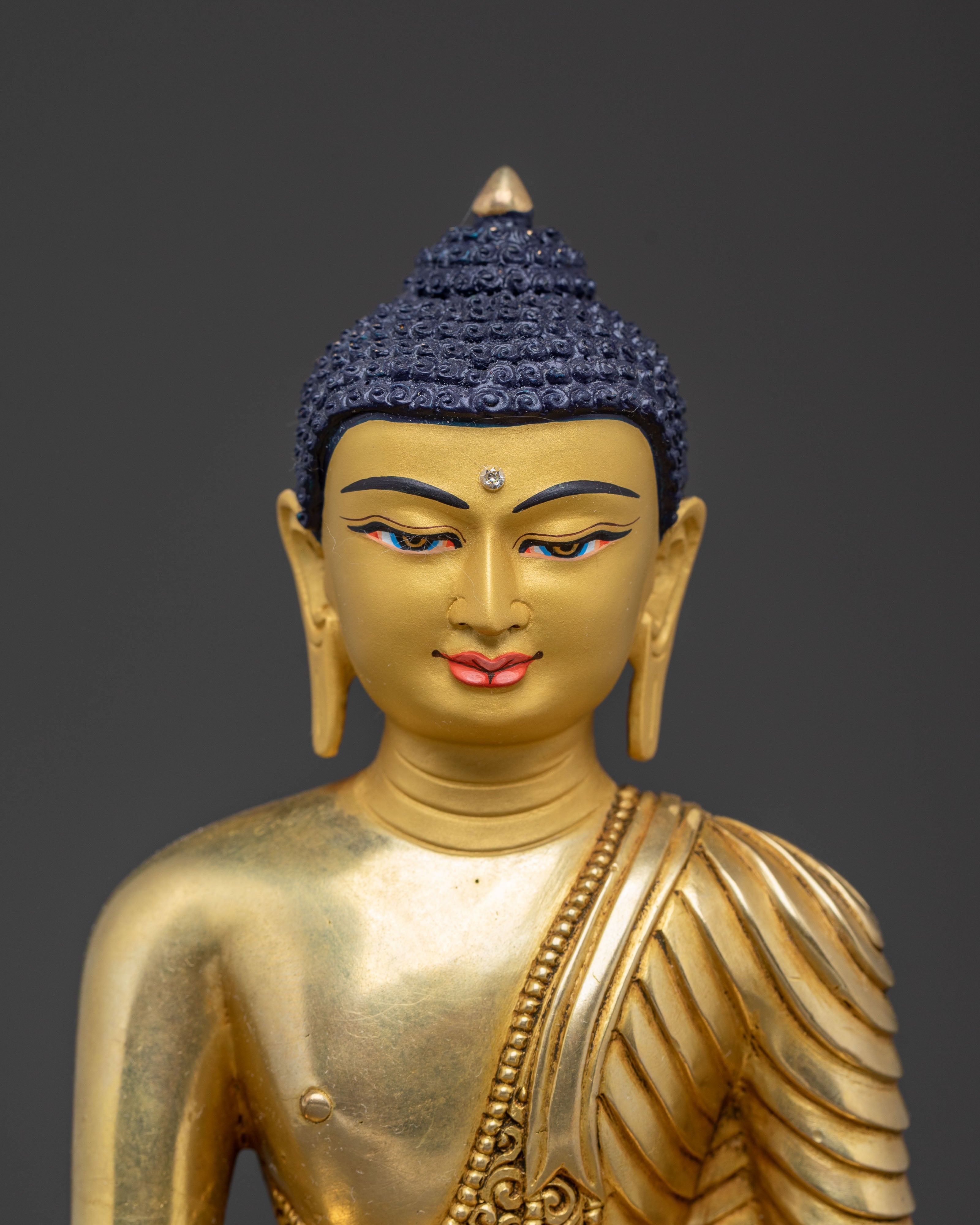 Handmade Golden Buddha Statue for Altar | Symbol of Enlightenment