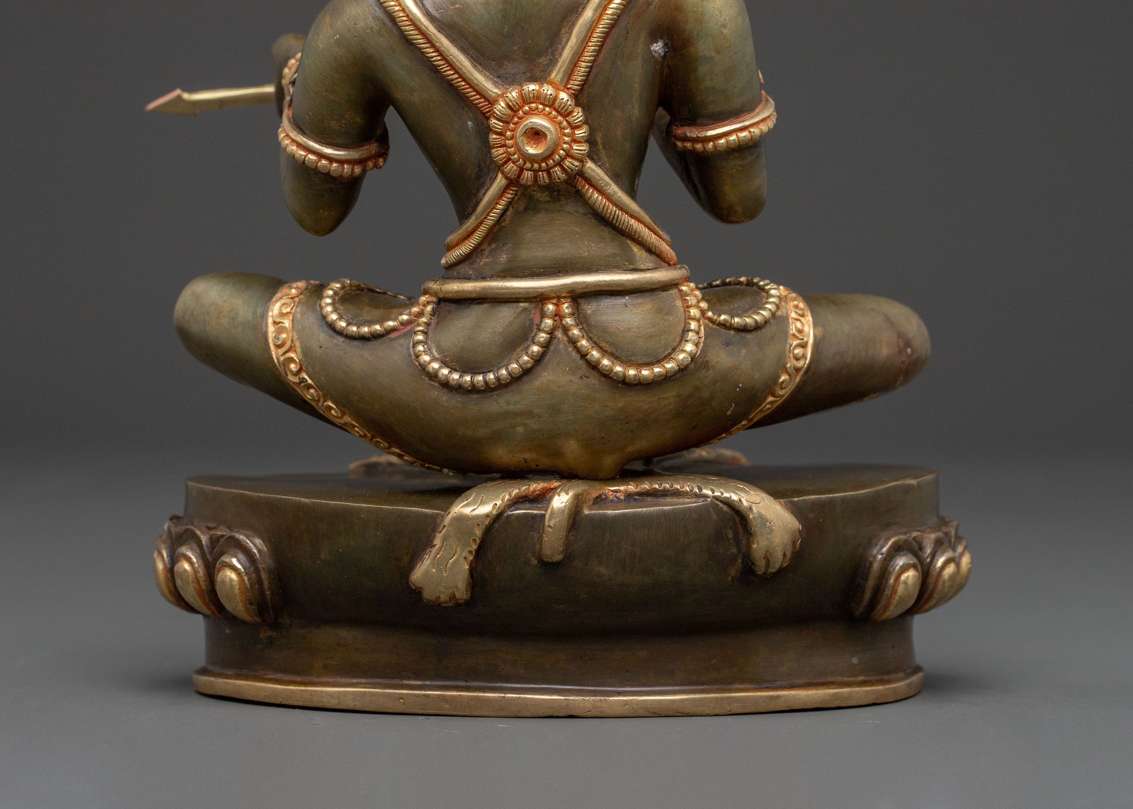 Saraha Golden Statue | Handcrafted Meditation Decor