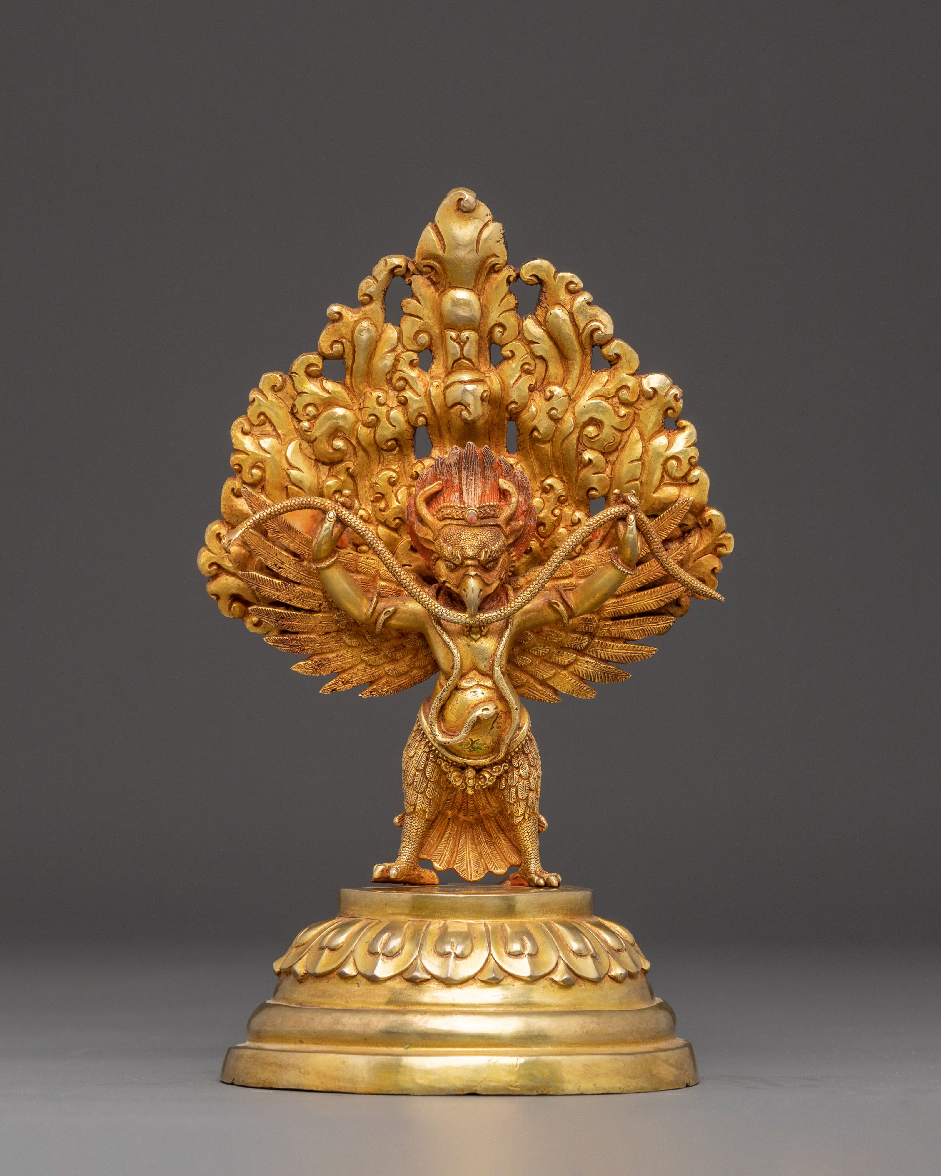 Handcrafted Garuda Statue: Protector Deity of Vajrayana