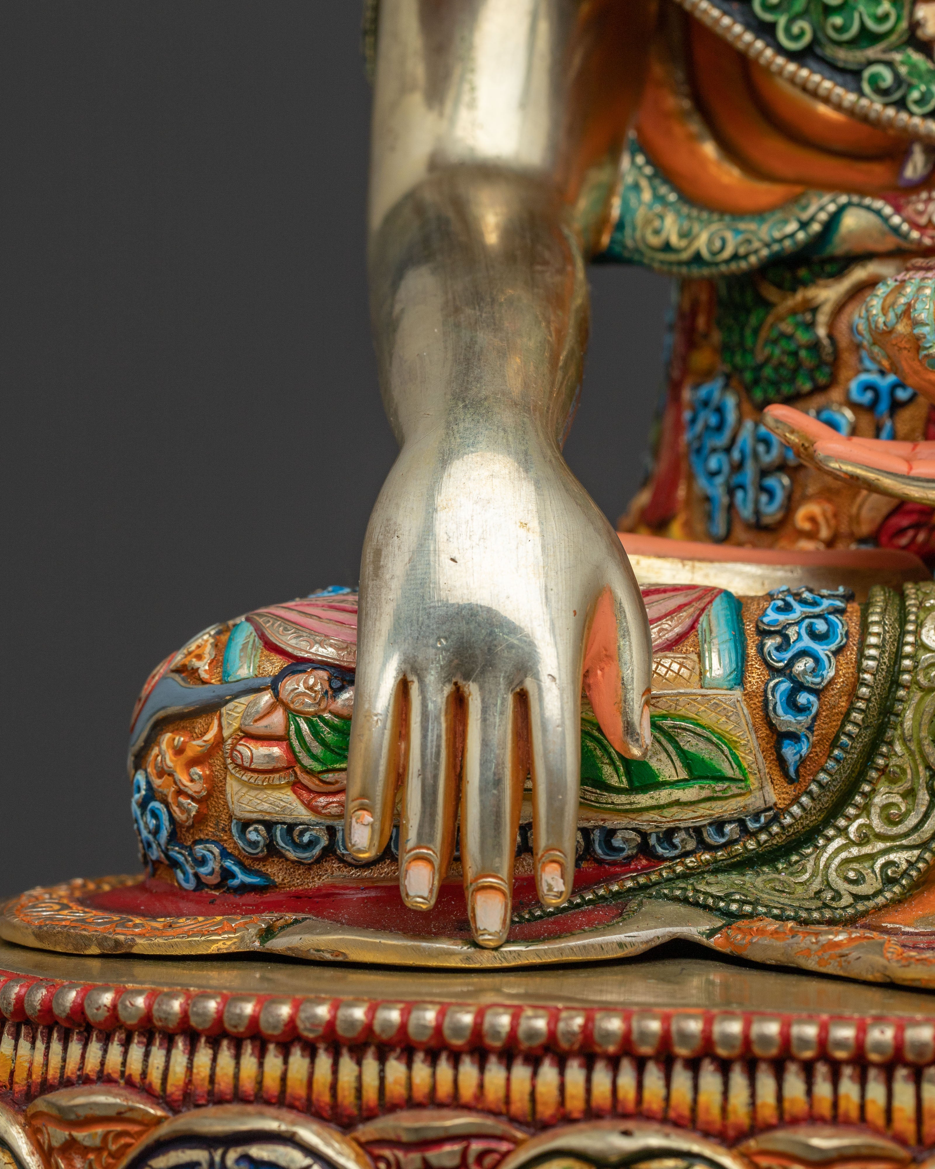 Crown Shakyamuni Buddha Enlightenment Statue