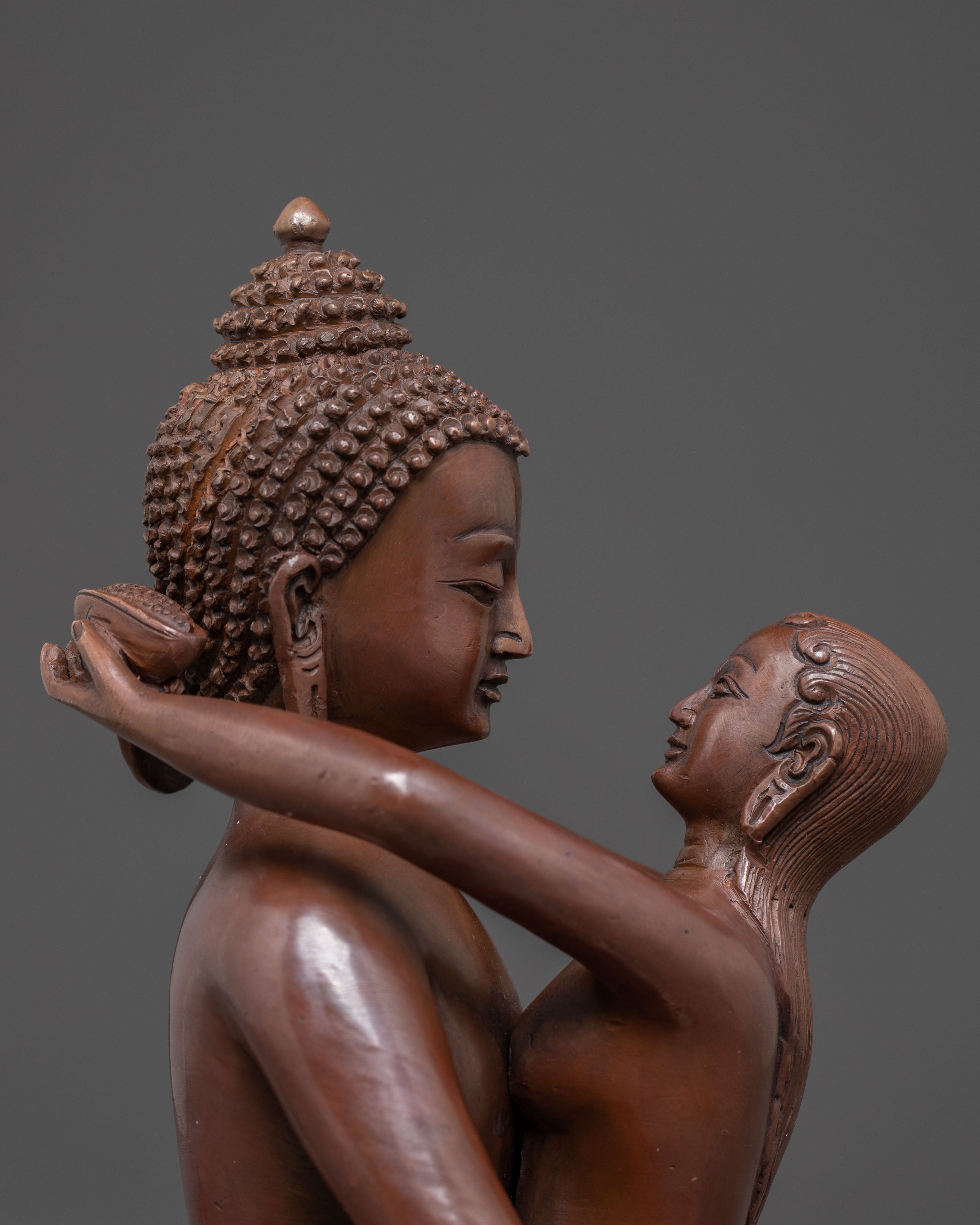 Samantabhadra Tantric Statue with Consort | Ideal for Practice