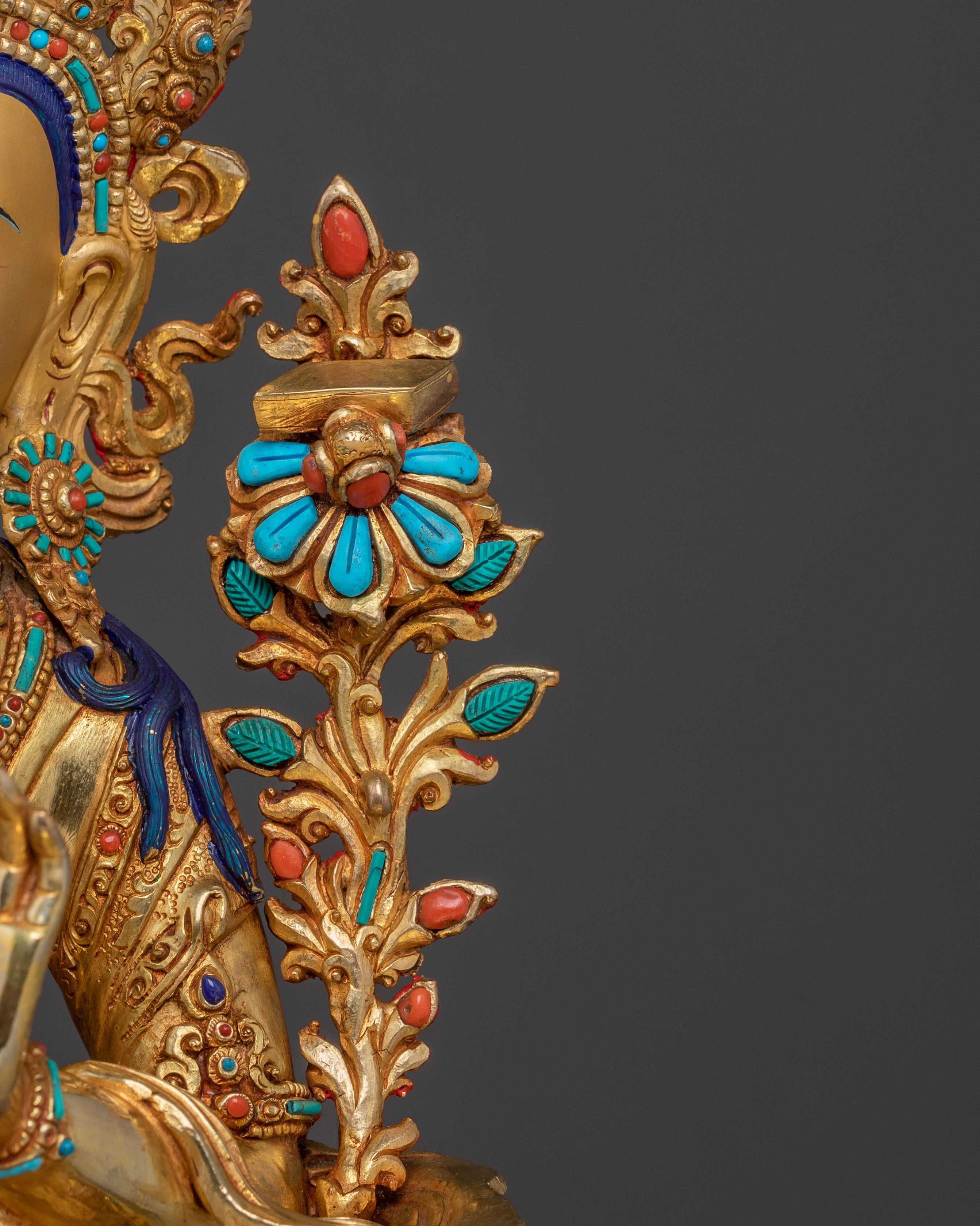 Manjushri Sacred Statue | Flaming Wisdom