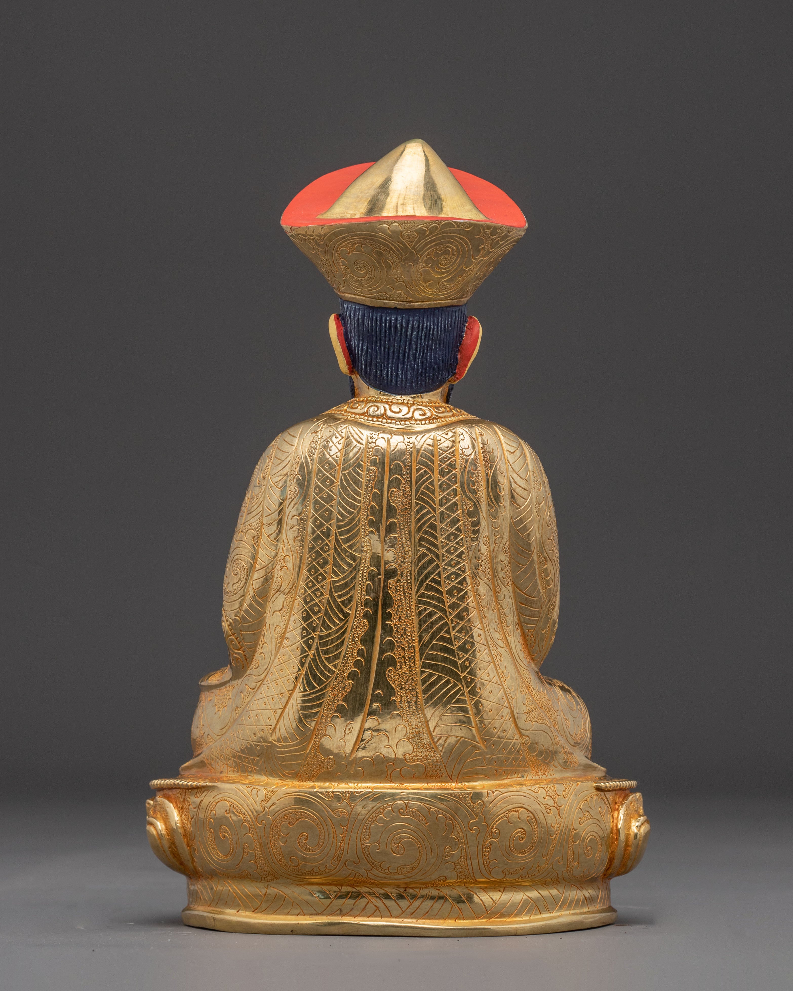 Handcrafted Guru Shapdum Sculpture | Meditation Altar Decor